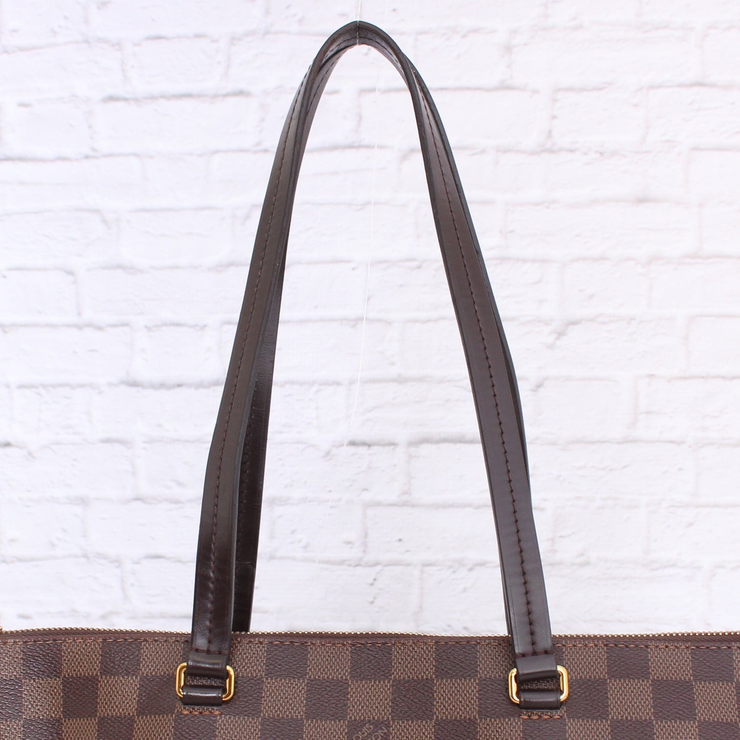 Louis Vuitton Iena PM Zip Tote Damier Ebene Shoulder Bag