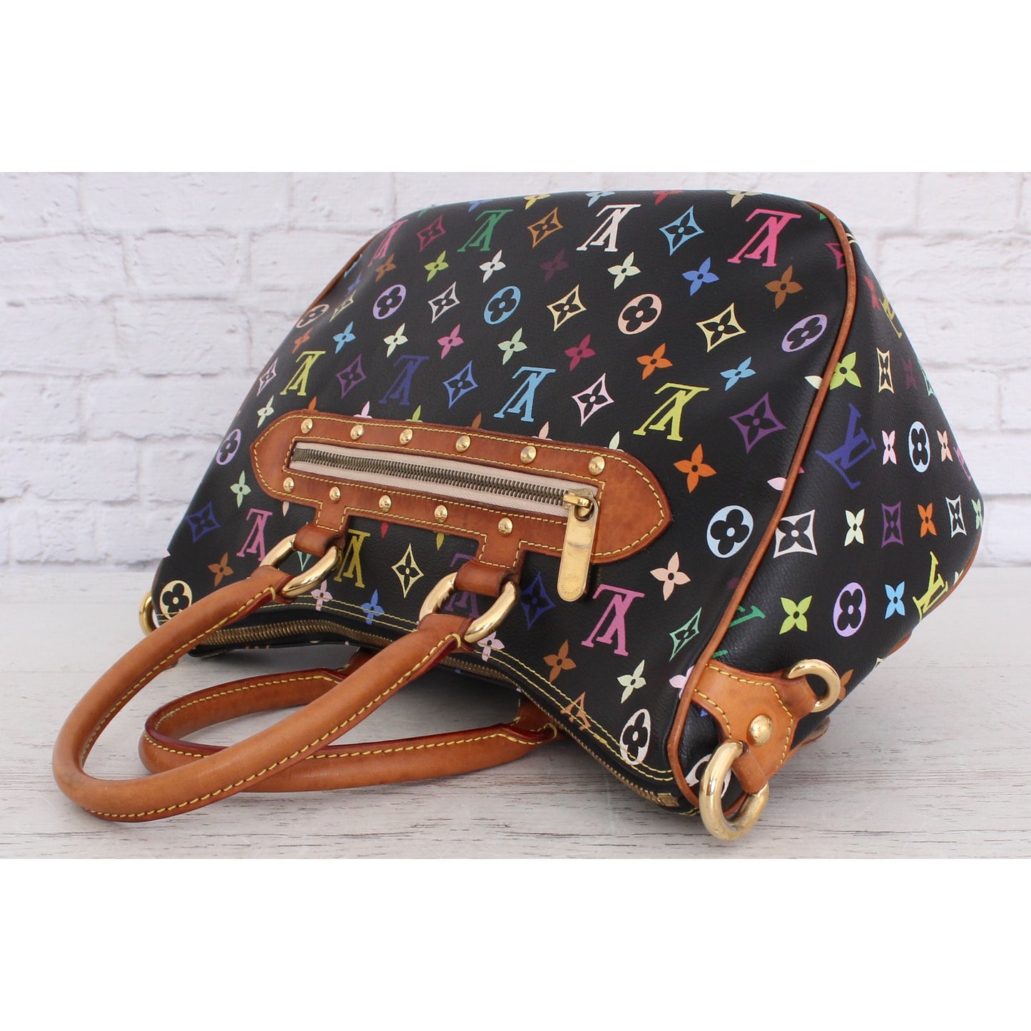 Louis Vuitton Rita Black Multicolor Shoulder Bag