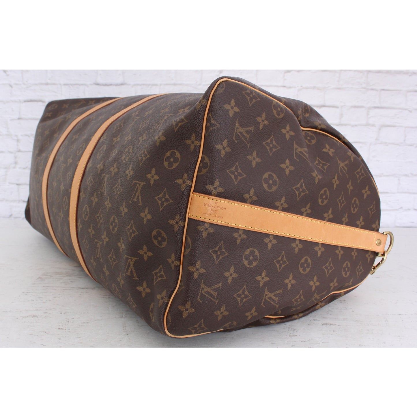 Louis Vuitton Keepall 60 Bandouliere Monogram Duffle Luggage Bag