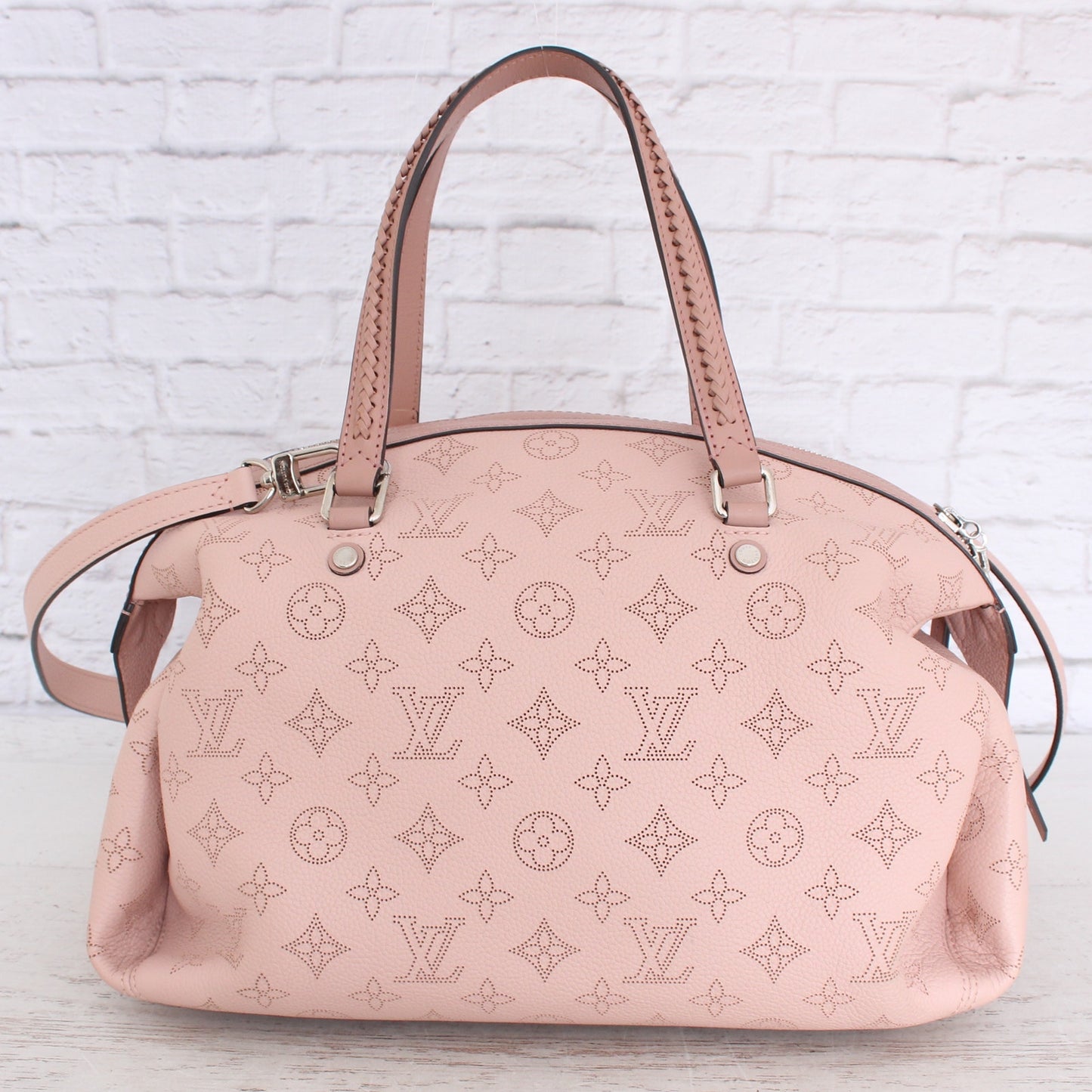 Louis Vuitton Asteria Pink Mahina Shoulder/Crossbody Bag