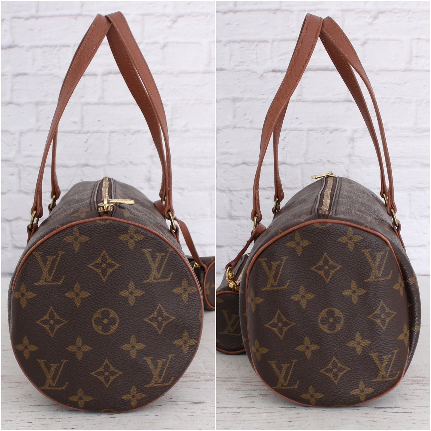 Louis Vuitton Papillon 30 Monogram w Pouch Satchel