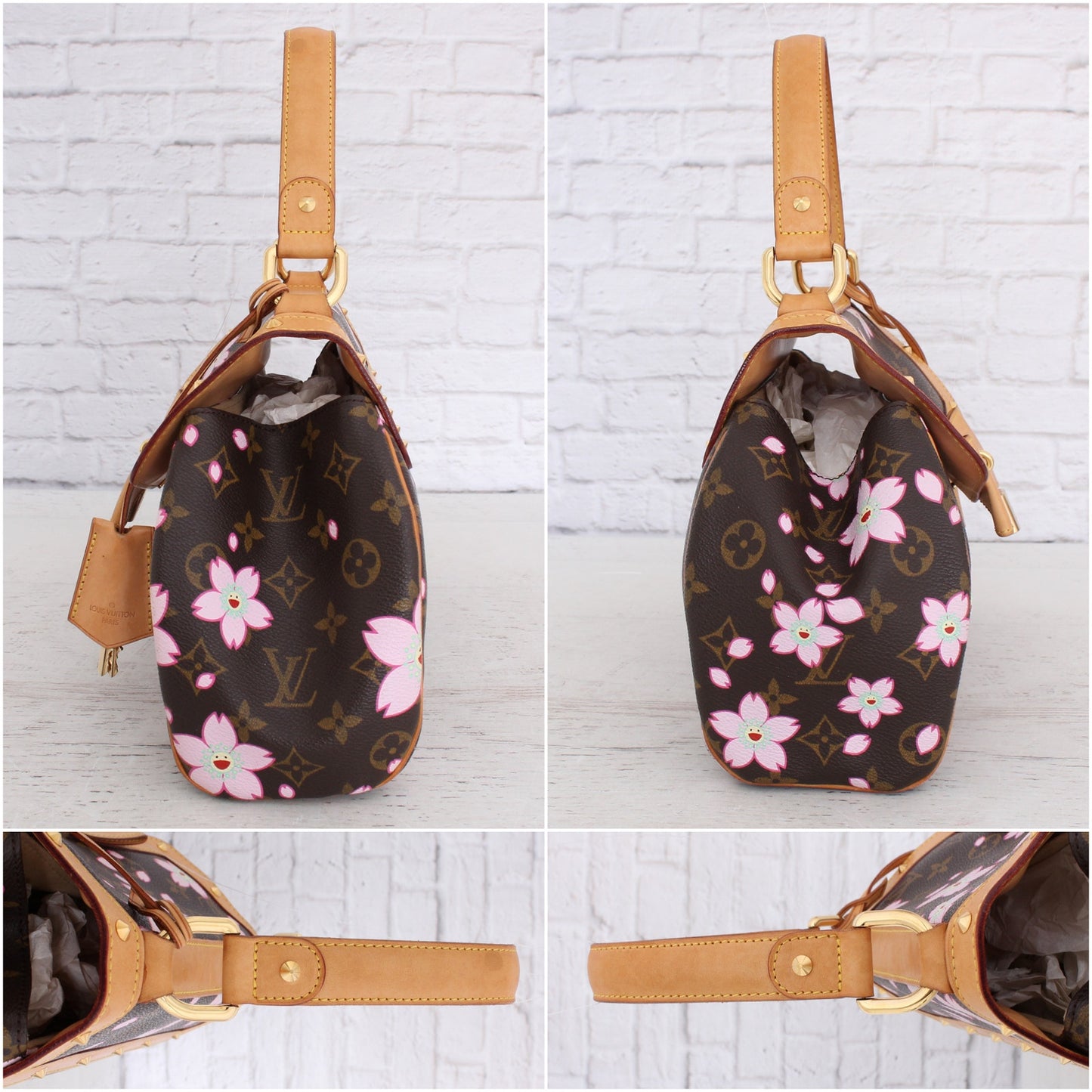 Louis Vuitton Sac Retro PM Floral Monogram Satchel