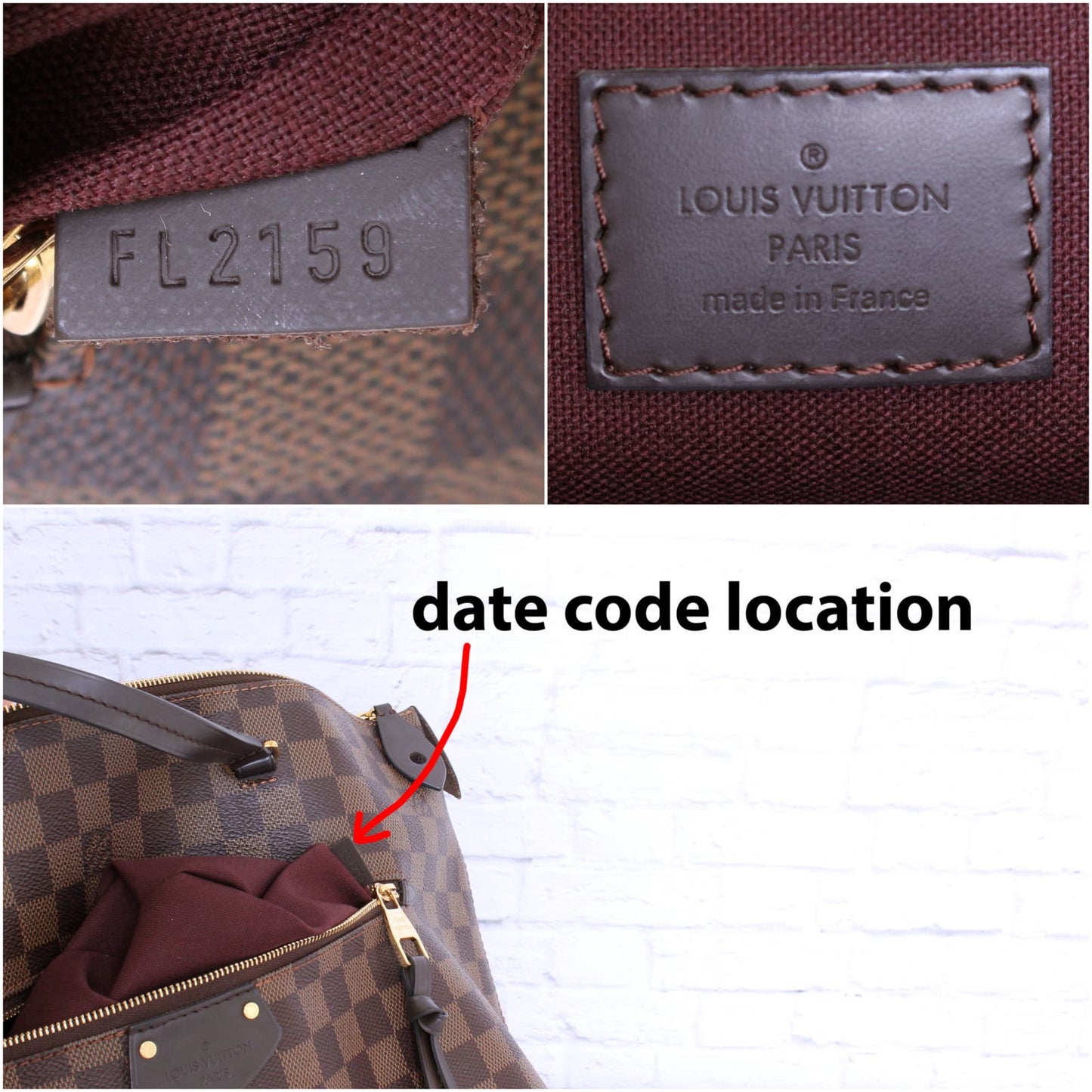 Louis Vuitton Iena MM Tote Damier Ebene Shoulder Bag