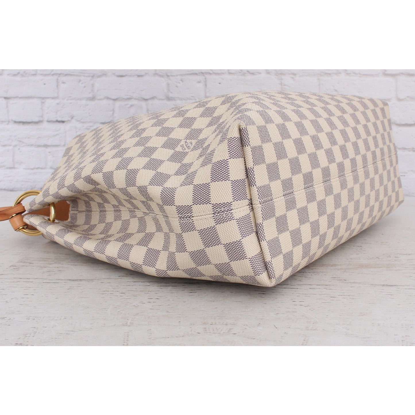 Louis Vuitton Graceful MM Damier Azur Shoulder Tote