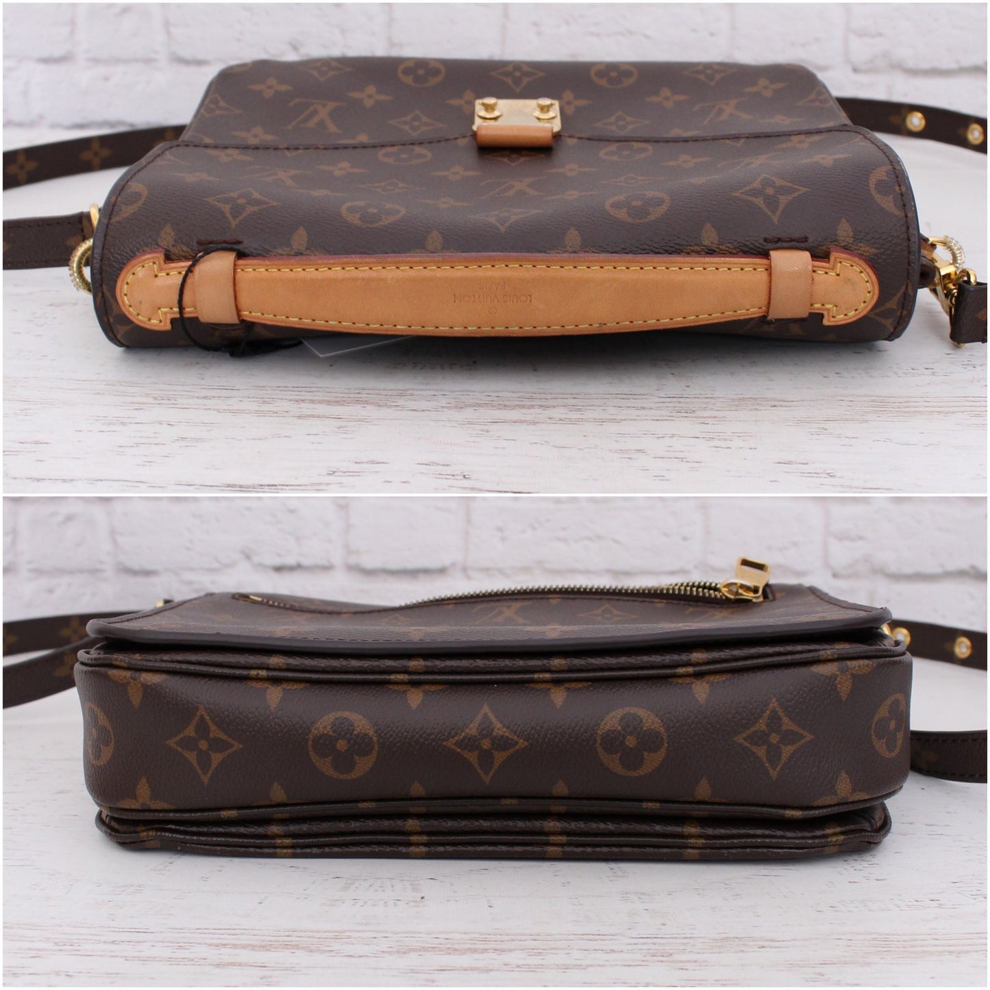 Louis Vuitton Pochette Metis Monogram Crossbody Shoulder Purse Handbag A4964