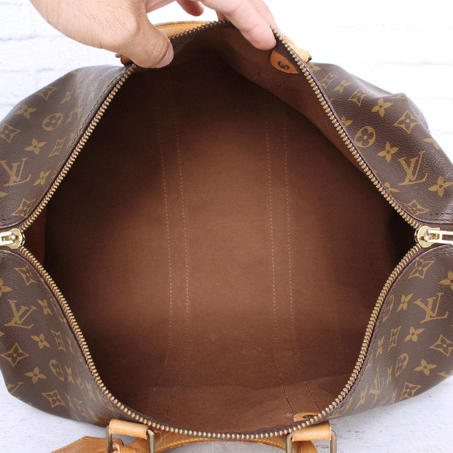 Louis Vuitton Keepall Bandouliere 45 Monogram Duffle Travel Shoulder