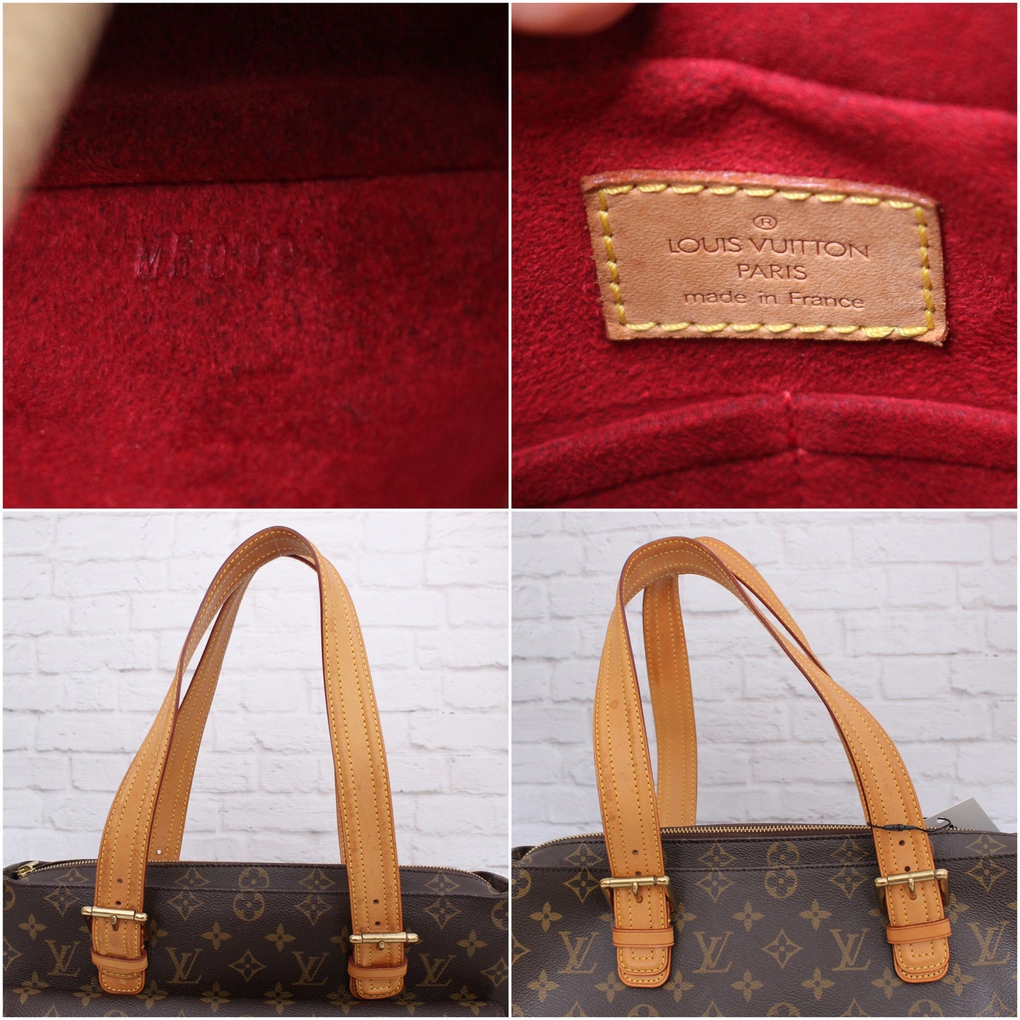 Louis Vuitton Multiple Cite Purse Monogram Bag Pochette Travel Canvas A4995