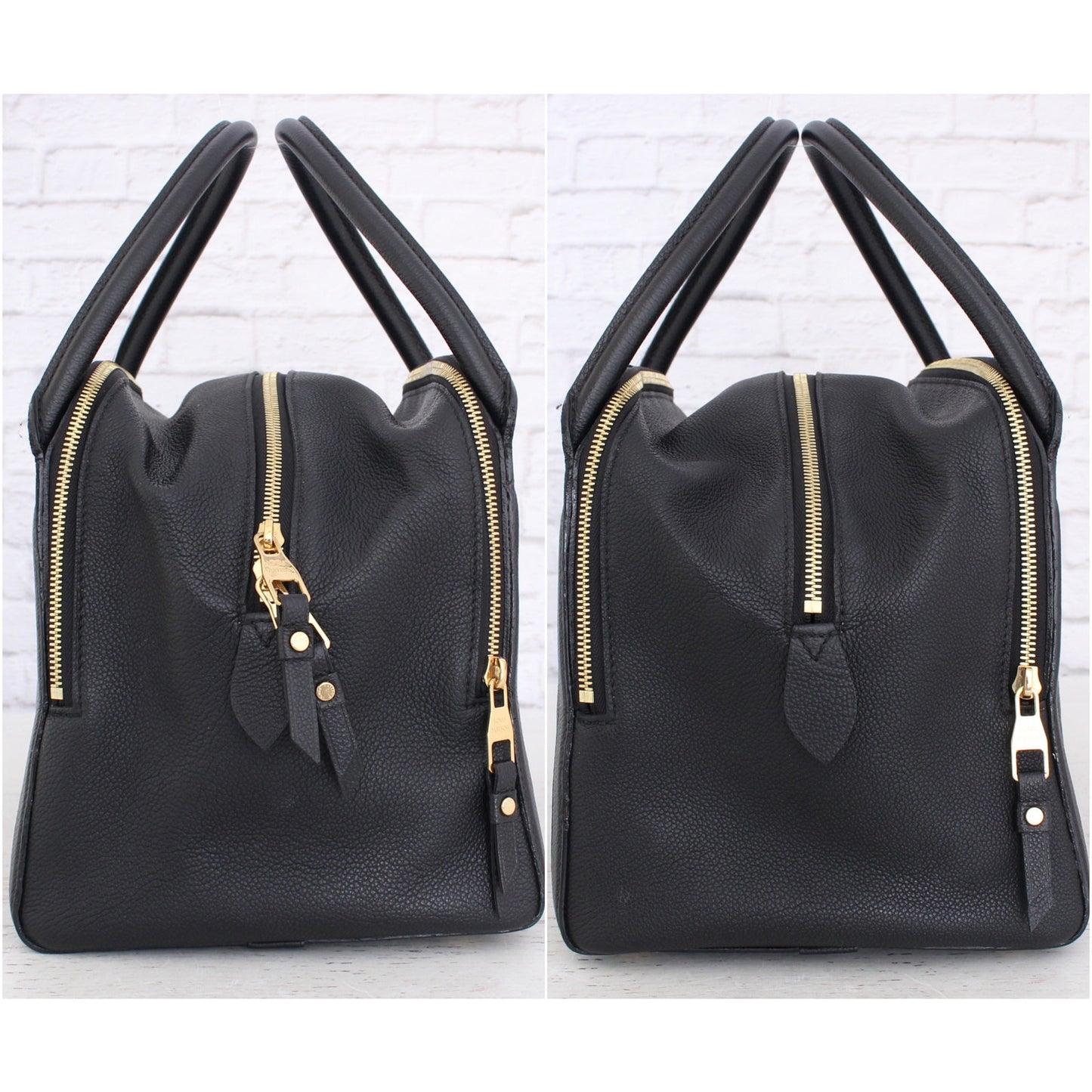 Louis Vuitton Marais MM Black Empreinte Satchel