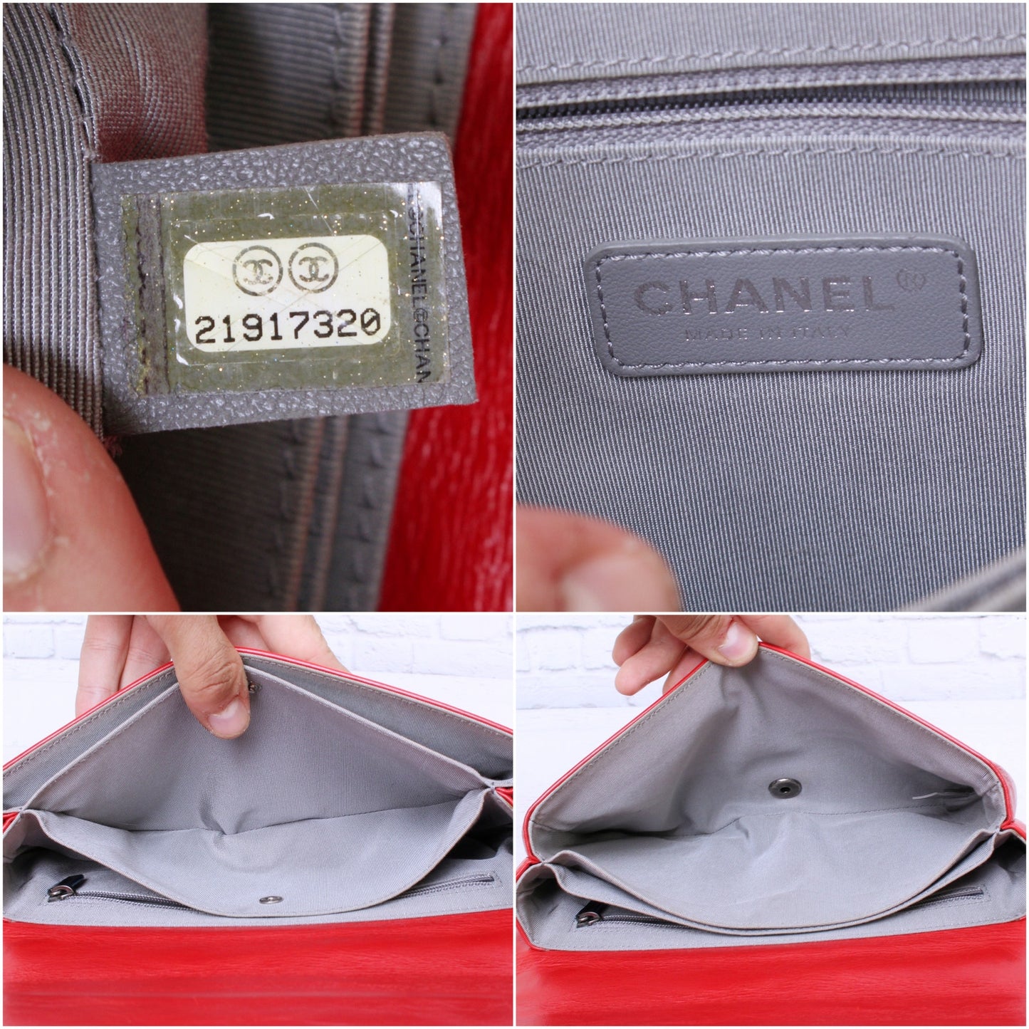 Chanel Paris-Seoul CC Full Flap Red Lambskin Leather Shoulder Handbag A4670