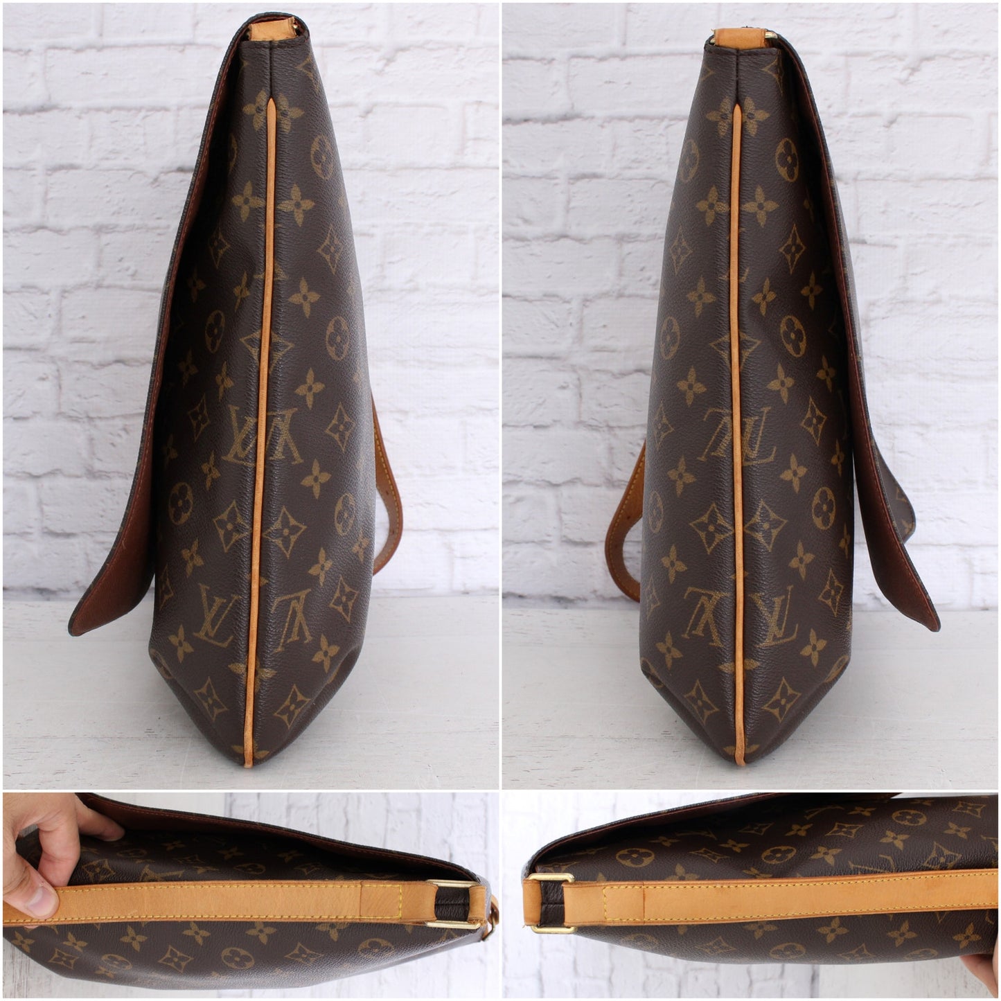 Louis Vuitton Musette GM Large Crossbody Shoulder Monogram Messenger