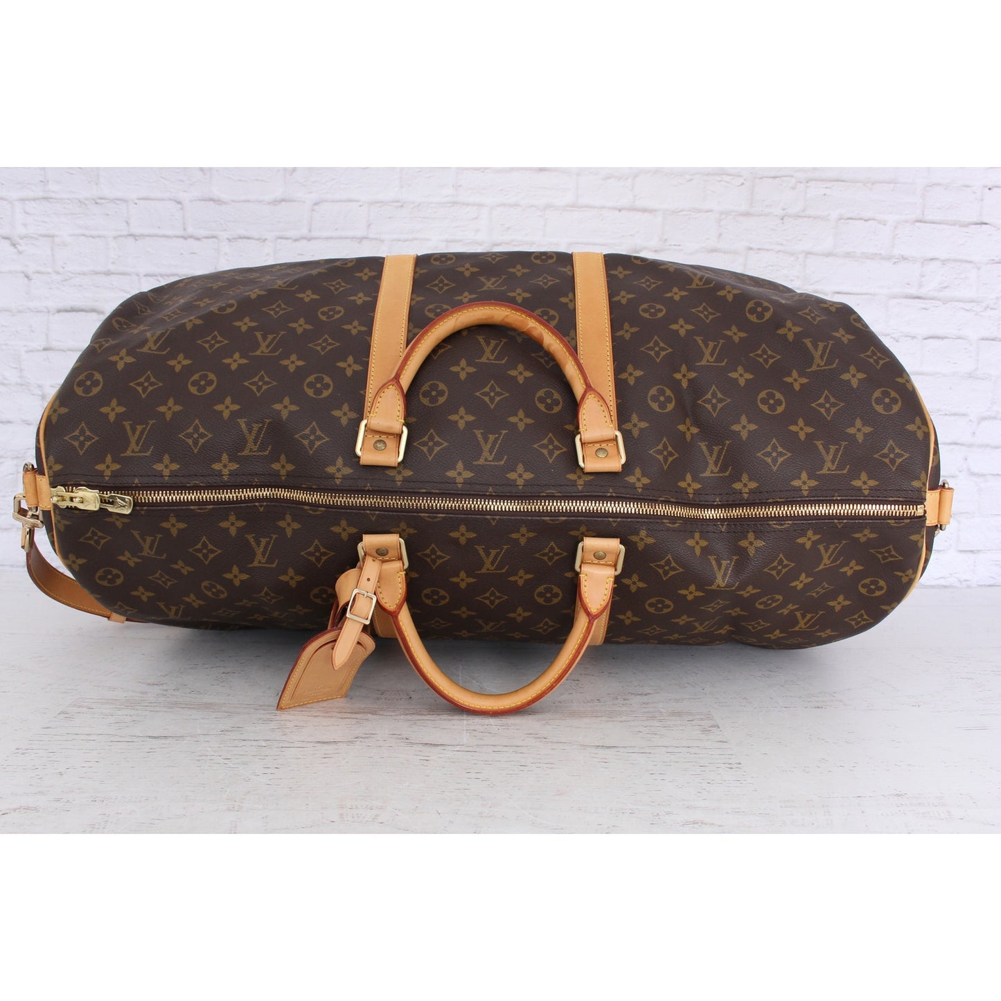 Louis Vuitton Keepall 60 Bandouliere Monogram Duffle Luggage Bag