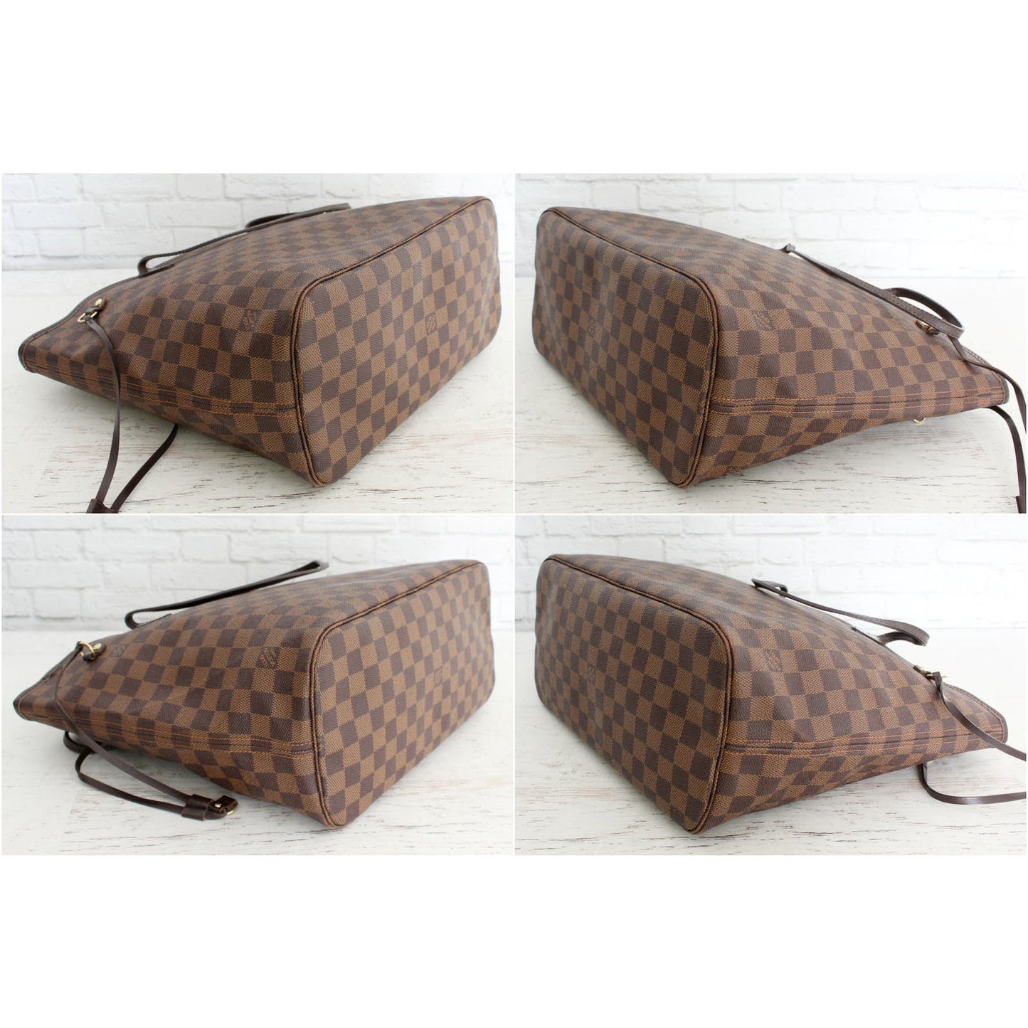 Louis Vuitton Neverfull MM Damier Ebene with Cherry Interior