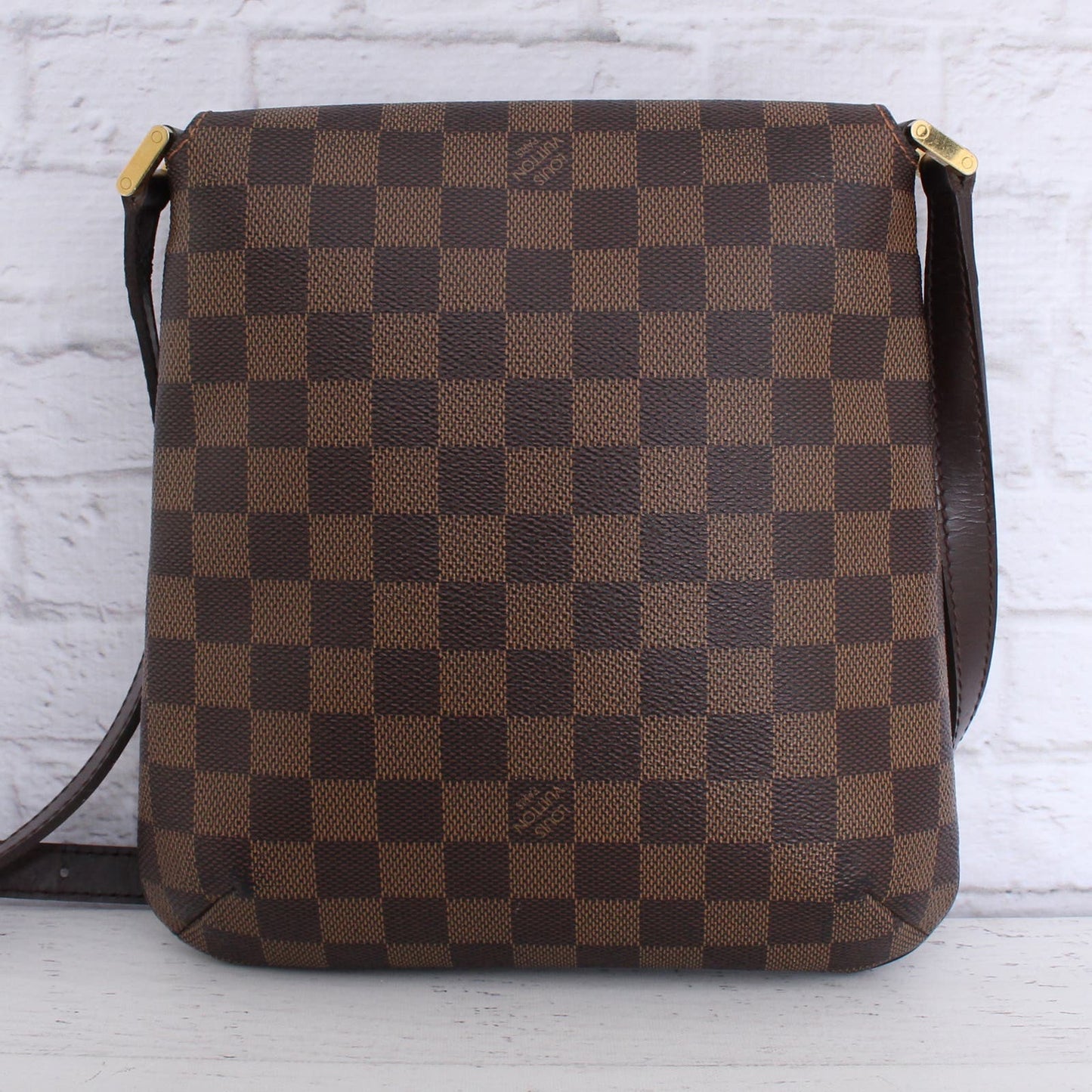 Louis Vuitton Musette Salsa PM Damier Ebene Long Crossbody