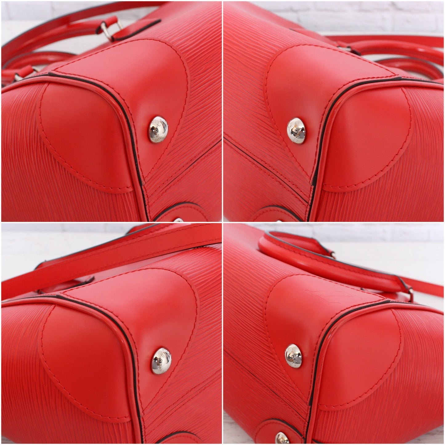 Louis Vuitton Phoenix PM Red Epi Satchel Crossbody and Shoulder Purse Tote A3189