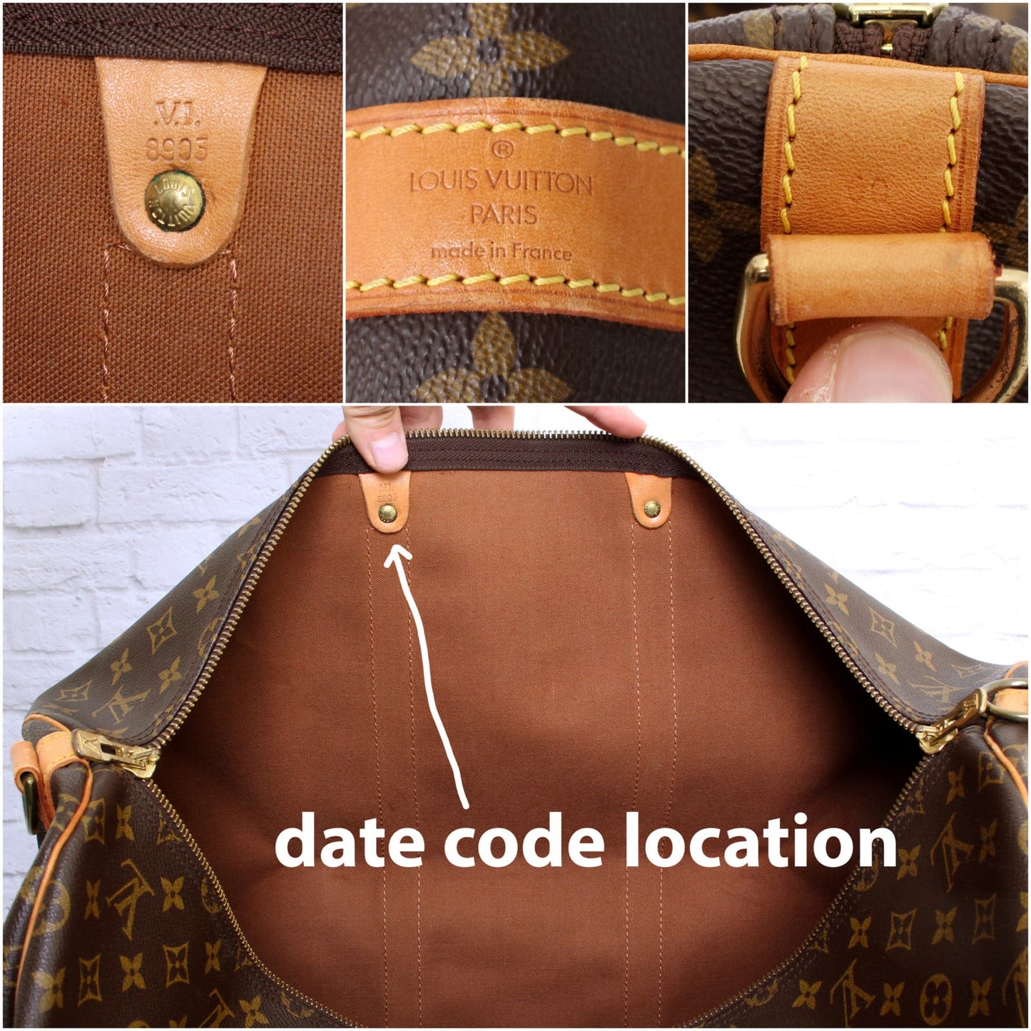 Louis Vuitton Keepall 60 Bandouliere Monogram Shoulder Bag