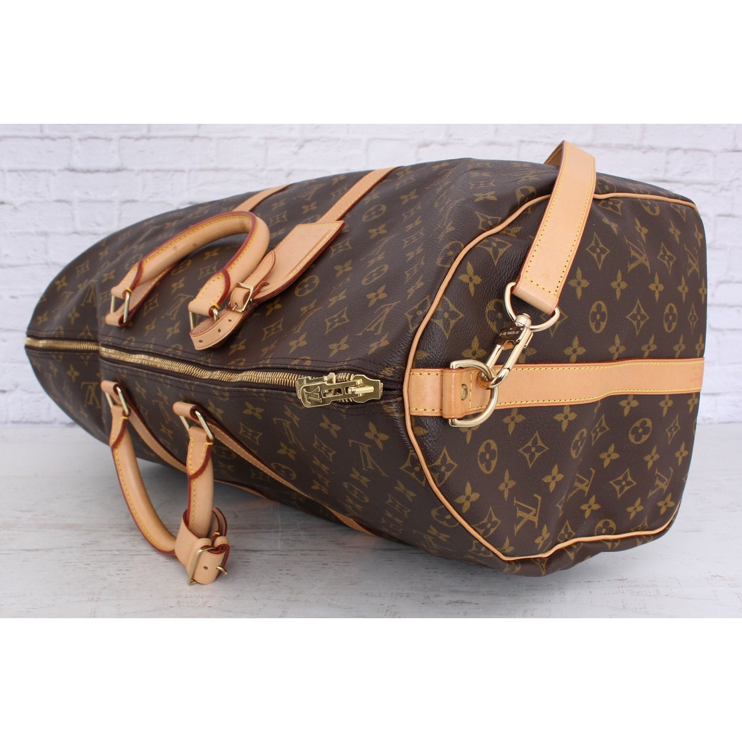 Louis Vuitton Keepall Bandouliere 55 Messenger Monogram Shoulder Bag