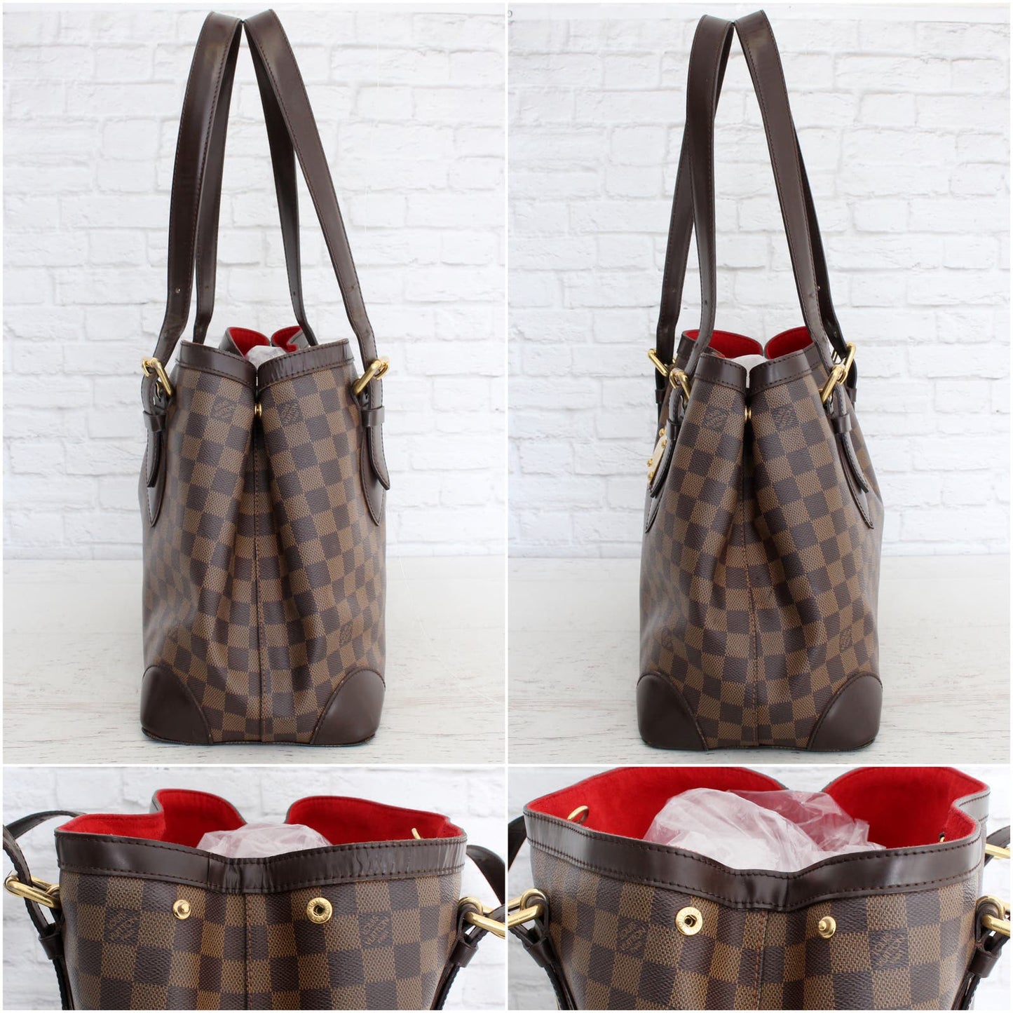 Louis Vuitton Hampstead MM Damier Ebene Tote