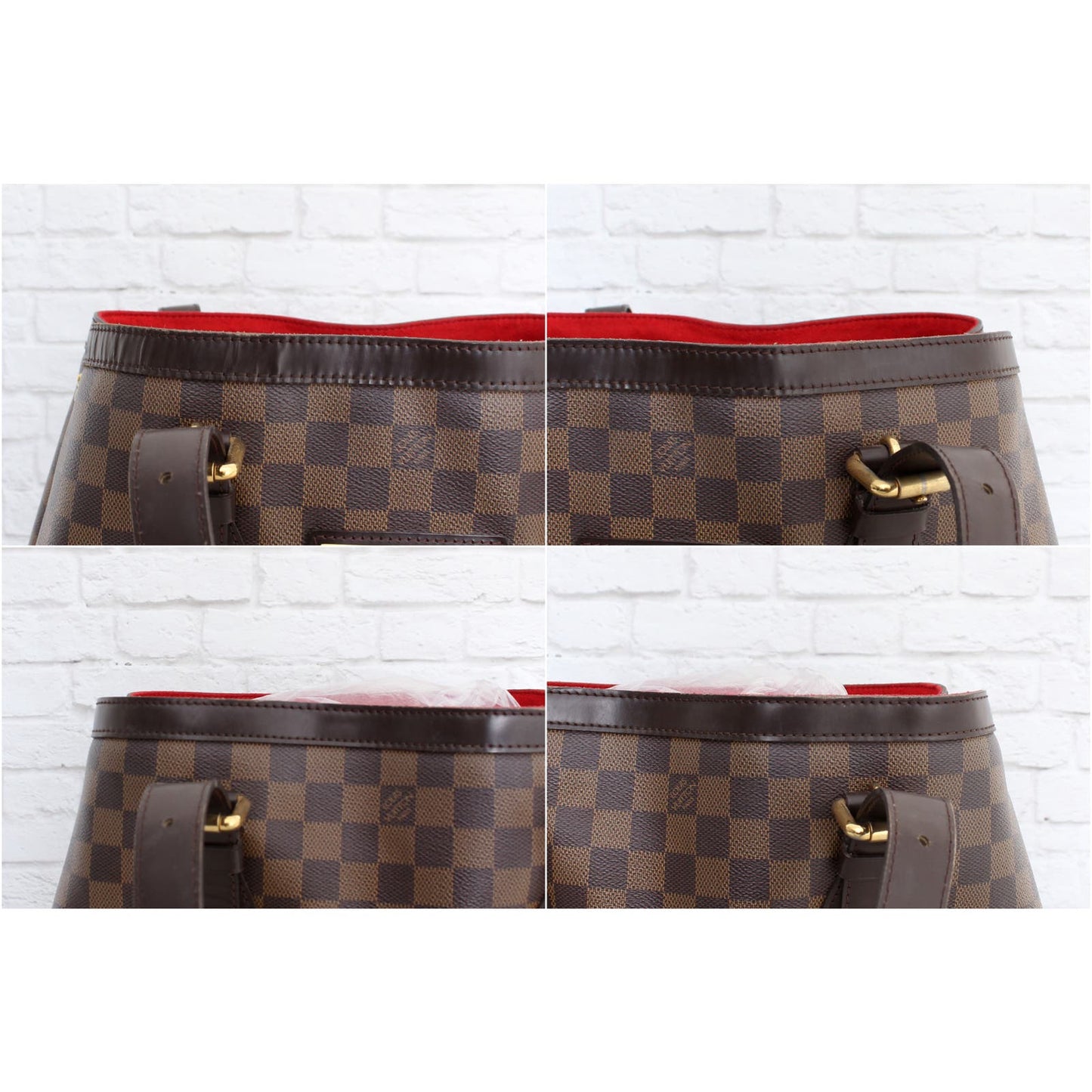 Louis Vuitton Hampstead MM Damier Ebene Tote