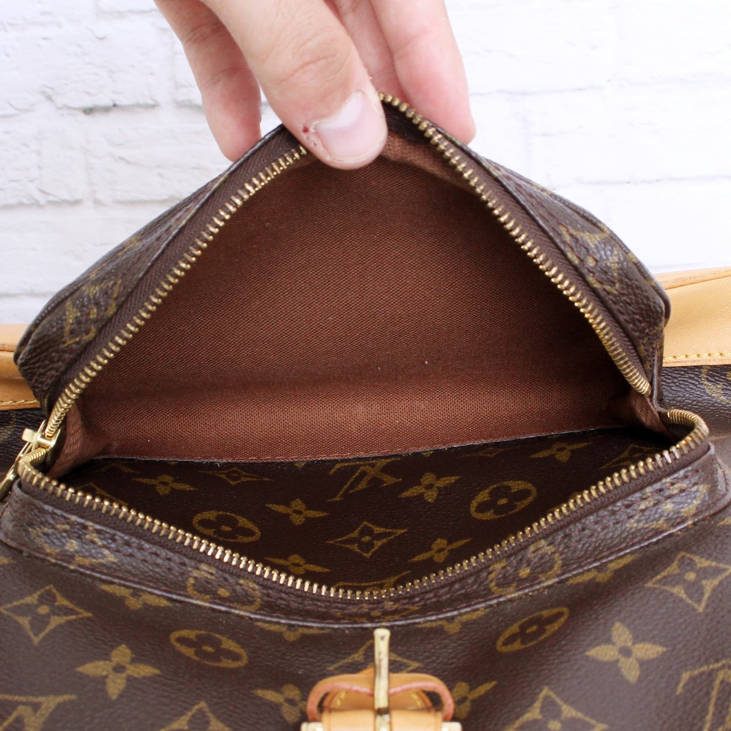 Louis Vuitton Montsouris GM Backpack Monogram Large Book Bag Laptop LV