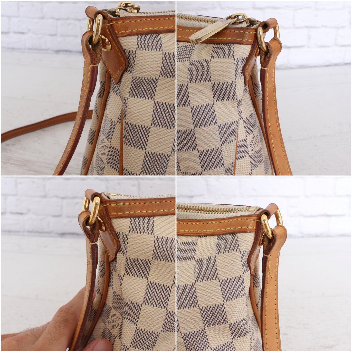 Louis Vuitton Siracusa PM Crossbody Damier Azur