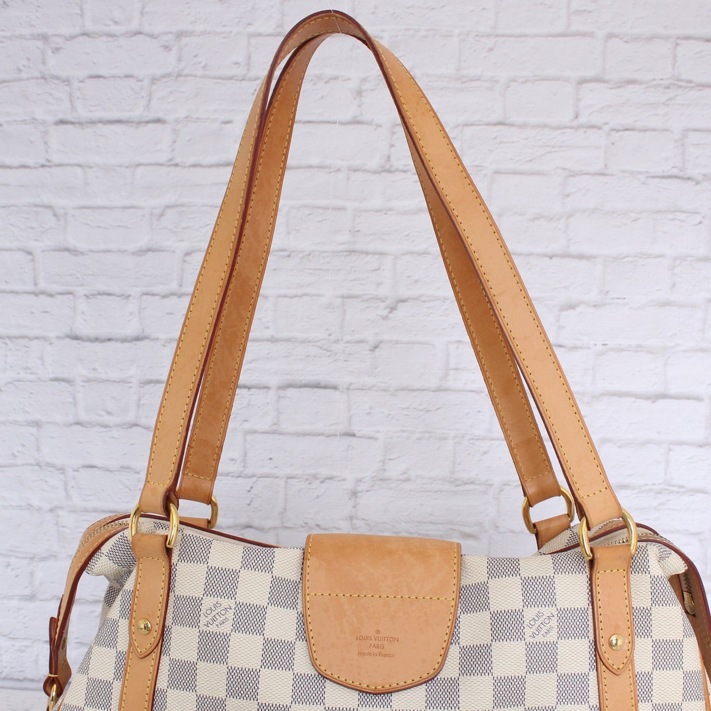 Louis Vuitton Stresa PM Damier Azur Shoulder Bag Purse