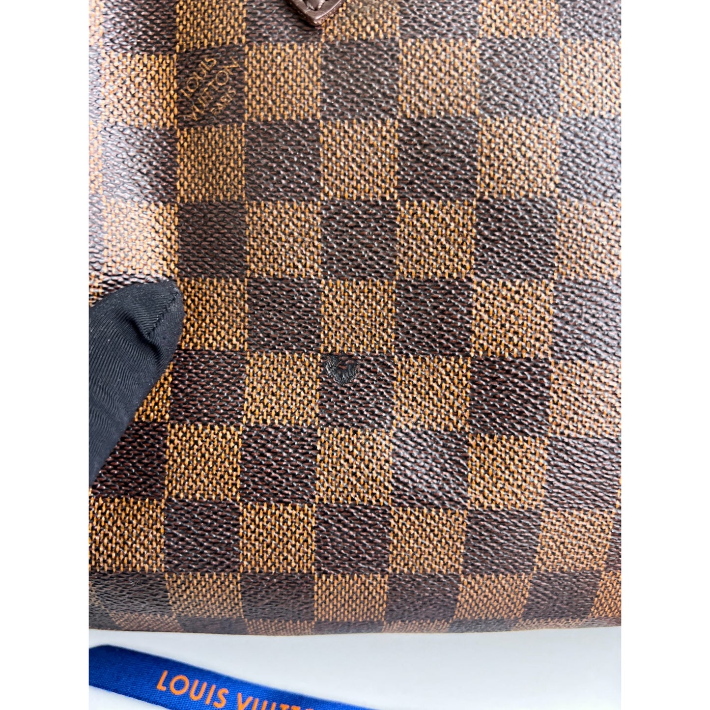 Louis Vuitton Speedy 30 Damier Ebene Satchel Brown Tote