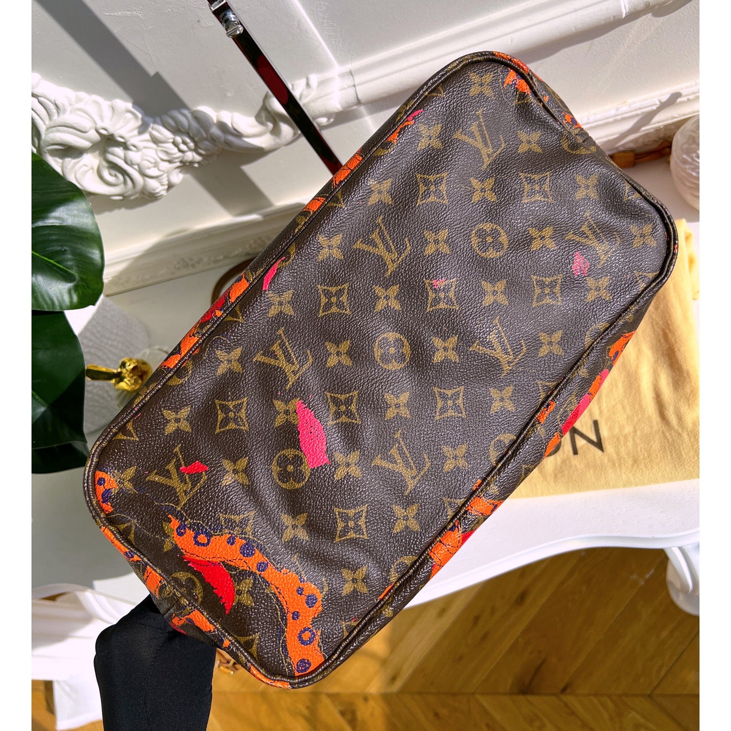 Louis Vuitton Neverfull MM Ramages Monogram Pink Tote