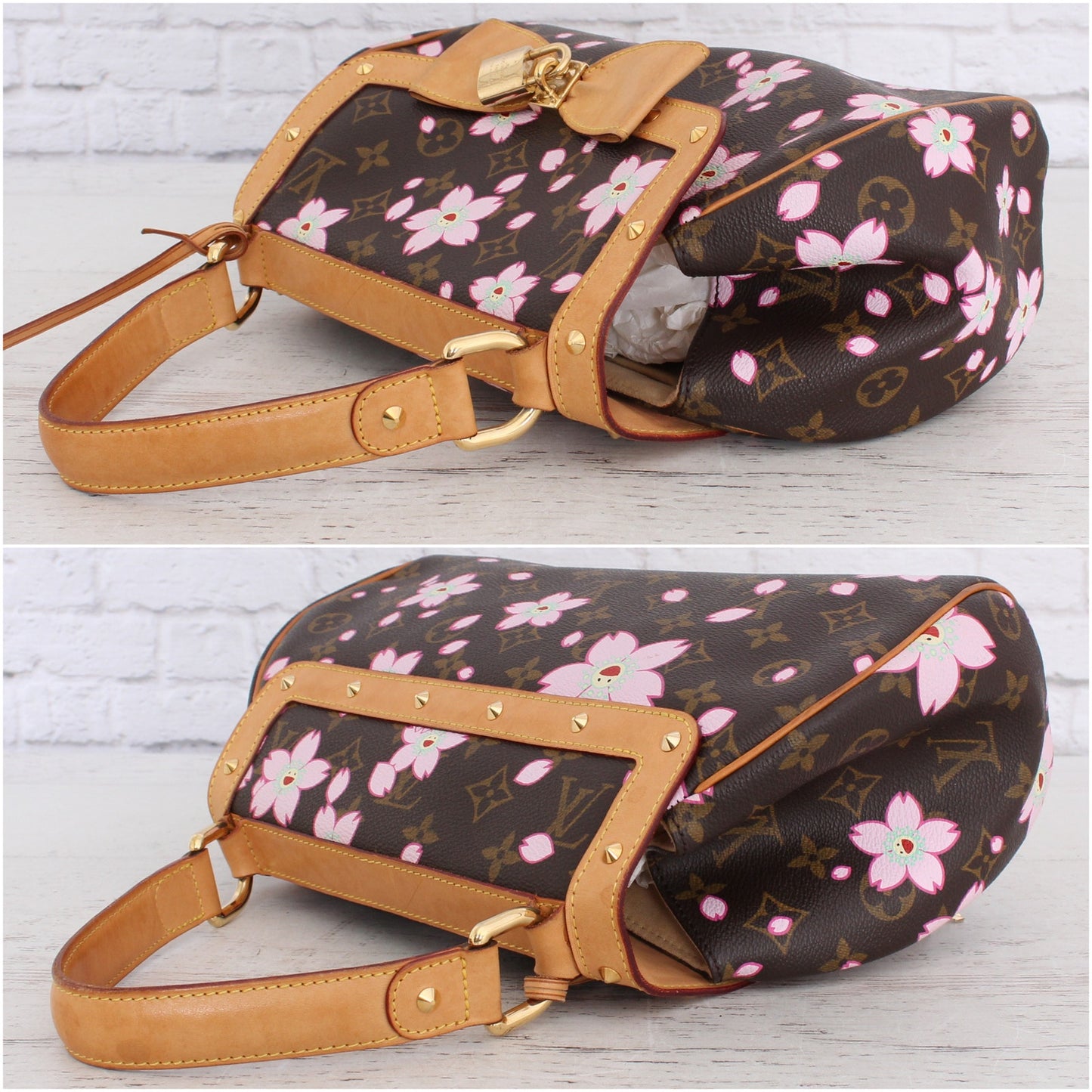 Louis Vuitton Sac Retro PM Floral Monogram Satchel