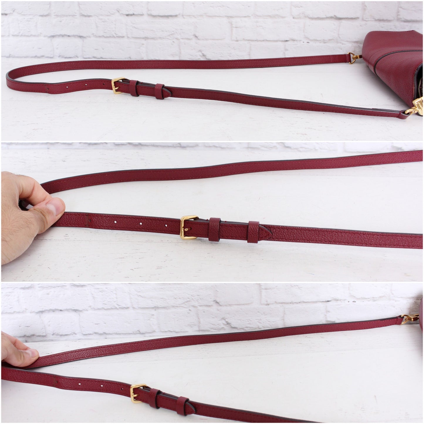Louis Vuitton Clapton PM Damier Ebene Brown Crossbody Shoulder Purse C0007