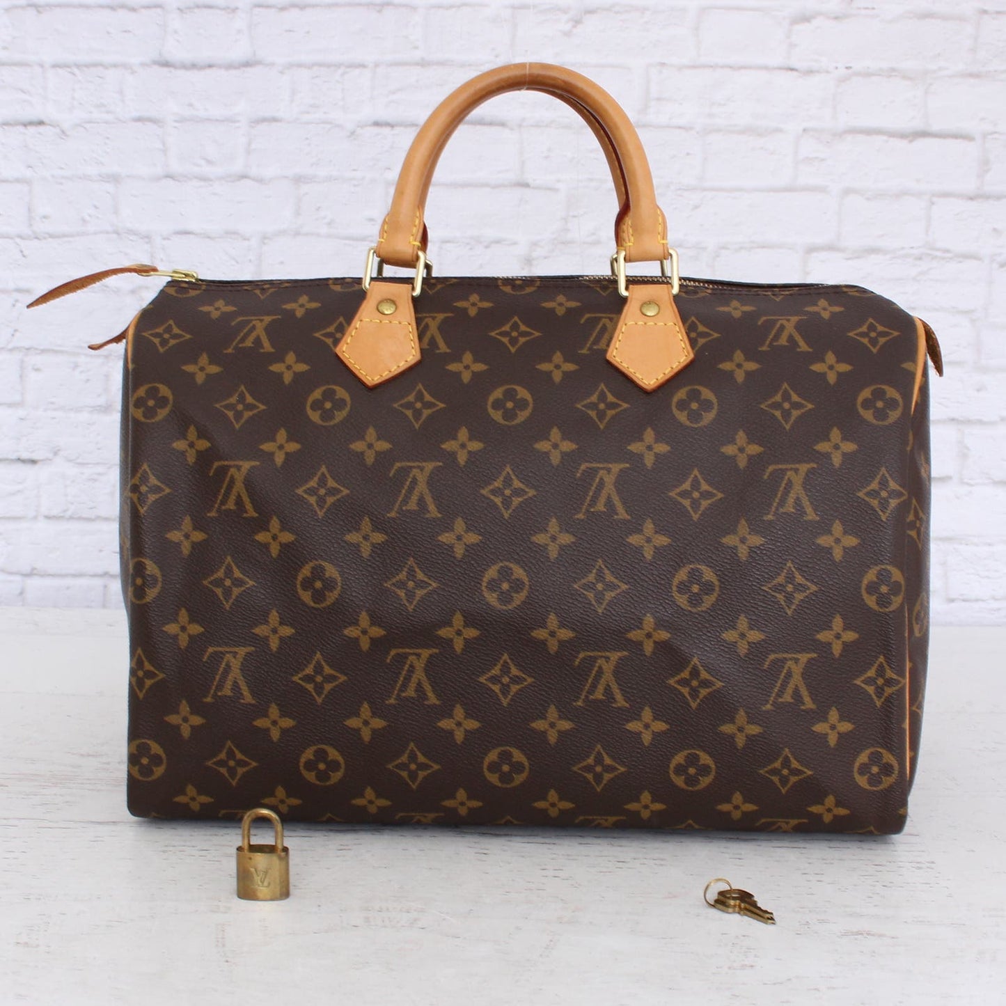 Louis Vuitton Speedy 35 Monogram Satchel