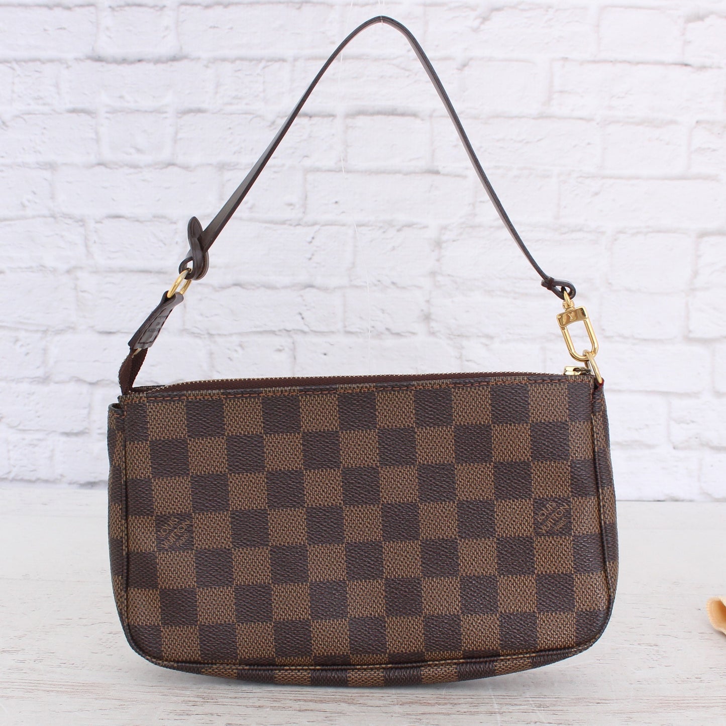 Louis Vuitton Pochette Accessoires Damier Ebene Shoulder Bag & Clutch