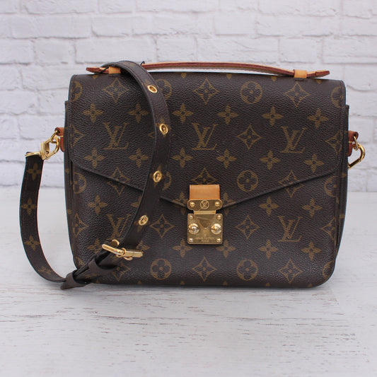Louis Vuitton Pochette Metis Monogram Crossbody Shoulder Purse Handbag A5124