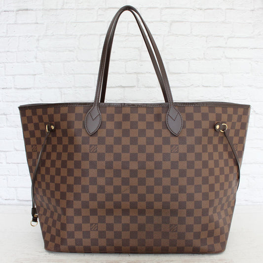 Louis Vuitton Neverfull GM Damier Ebene Large Tote