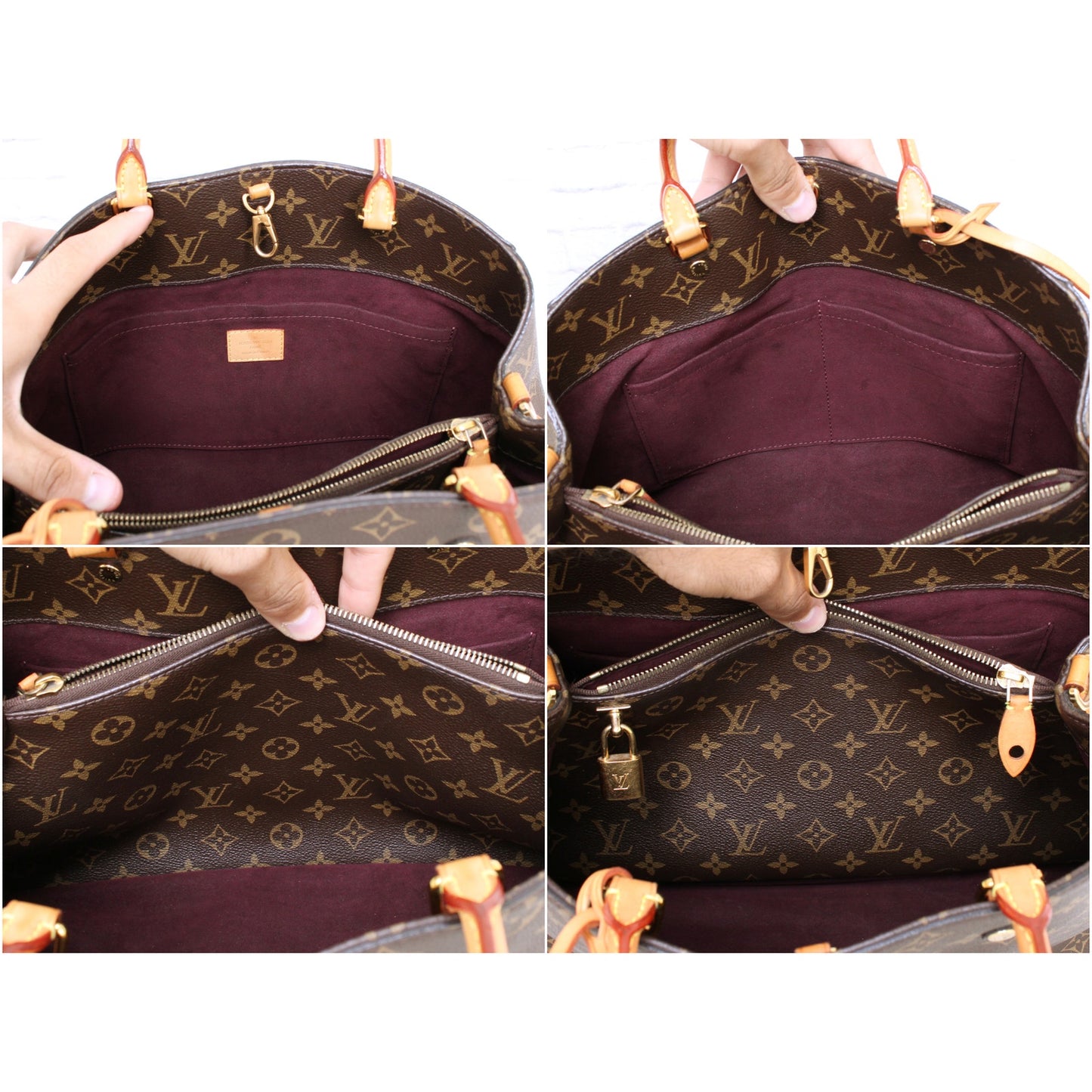 Louis Vuitton Montaigne GM Shoulder Bag Satchel