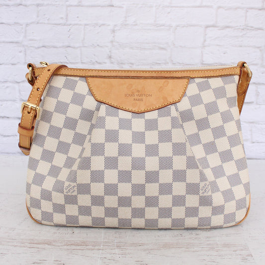 Louis Vuitton Siracusa PM Crossbody Damier Azur