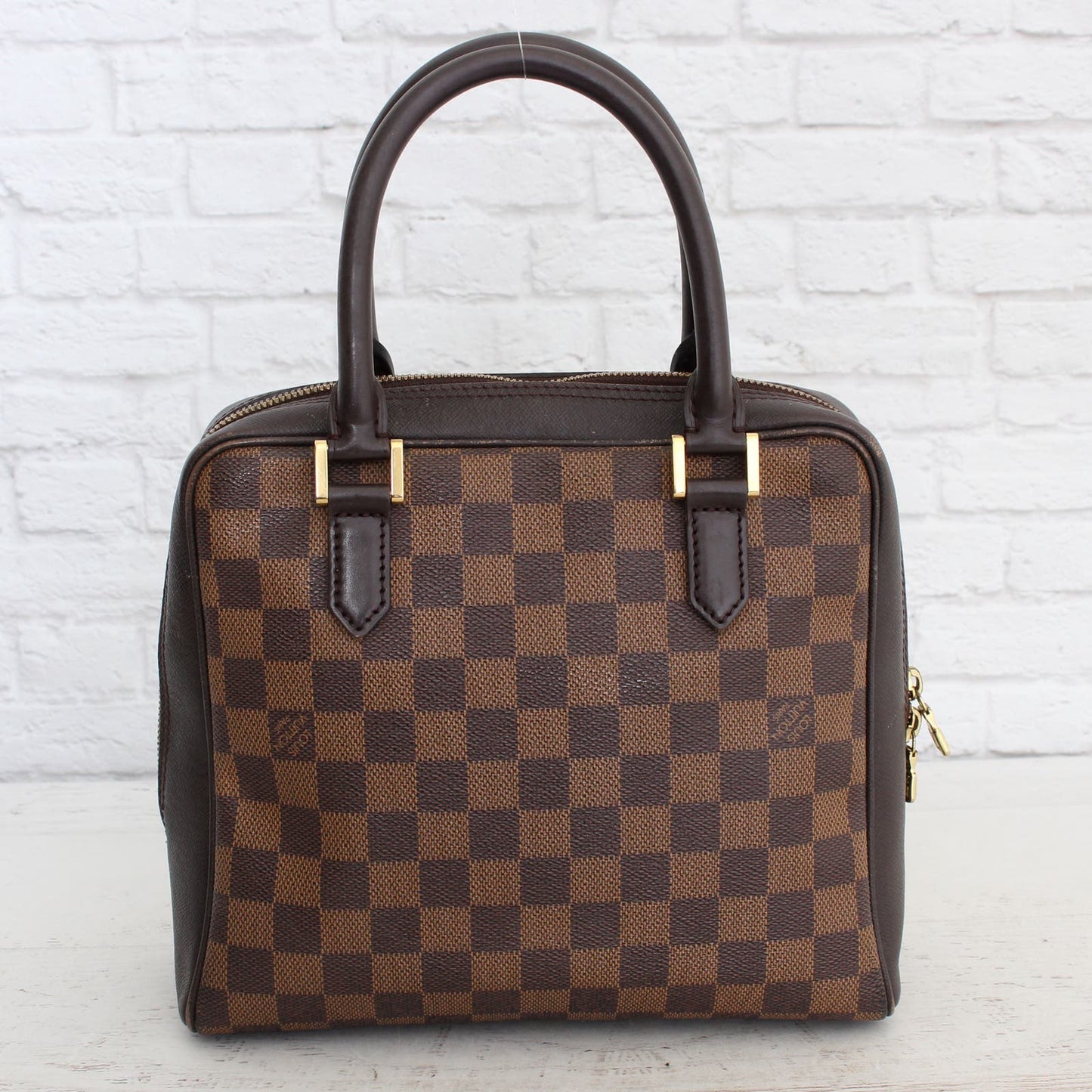 Louis Vuitton Brera Damier Ebene Satchel