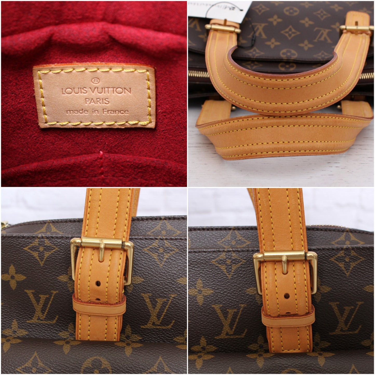 Louis Vuitton Multiple Cite Purse Monogram Bag Pochette Travel Canvas A4995