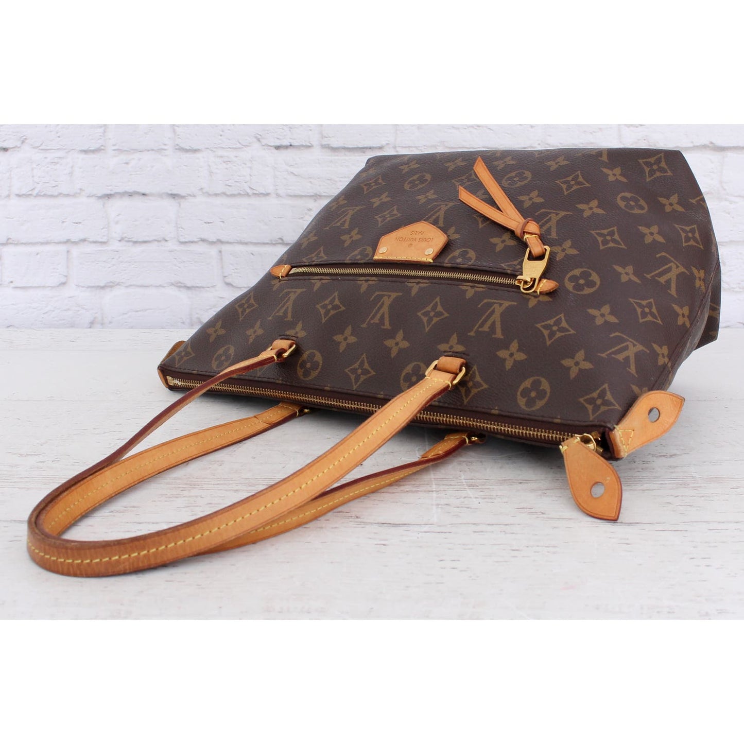 Louis Vuitton Iena PM Zip Tote Monogram Shoulder Bag