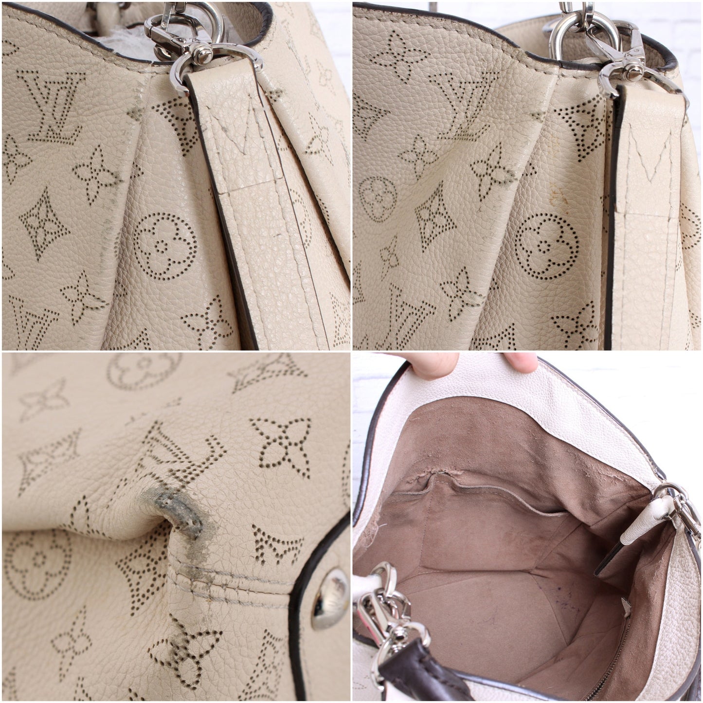 Louis Vuitton Babylone PM Mahina Crossbody Bag