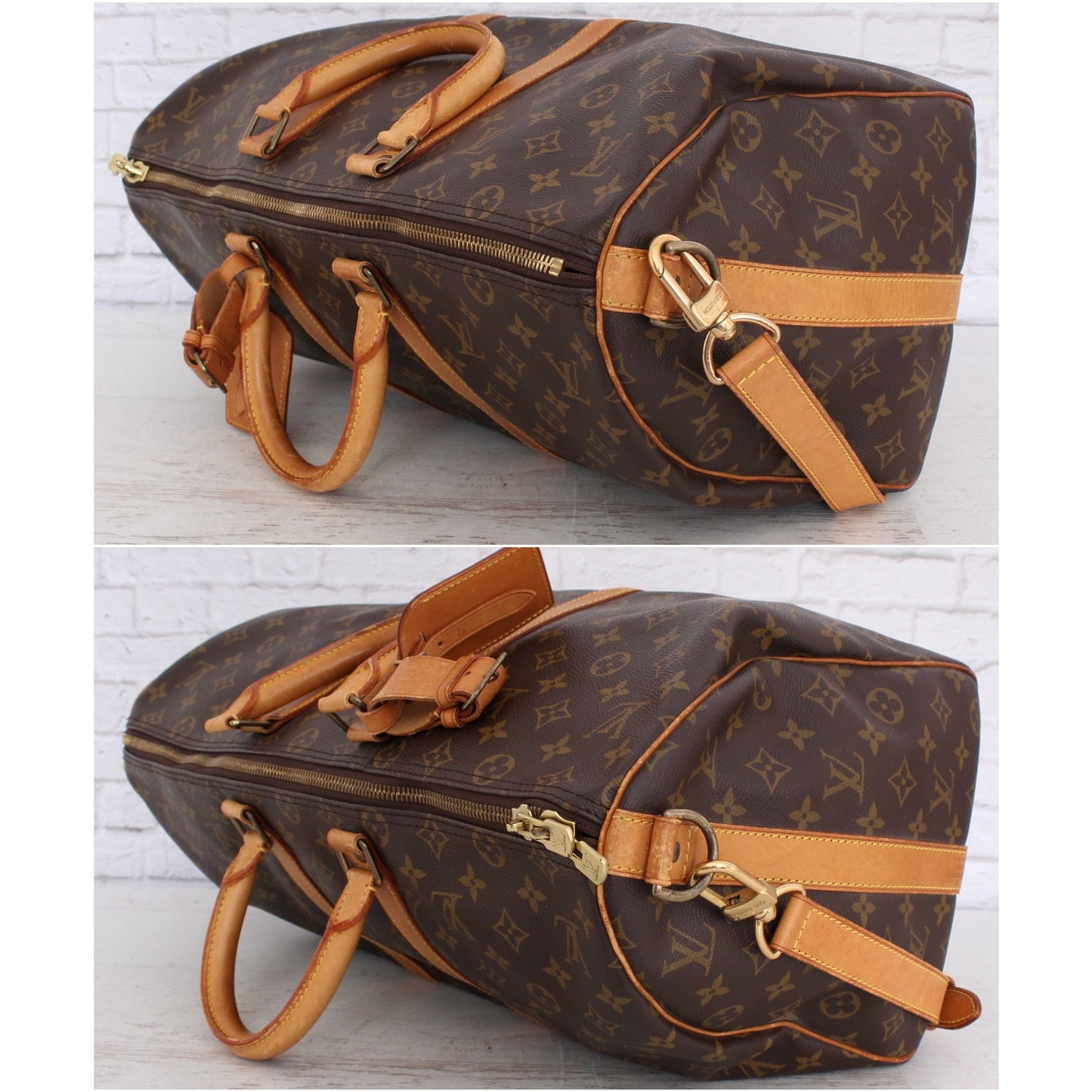 Louis Vuitton Keepall Bandouliere 45 Monogram Duffle Travel Shoulder