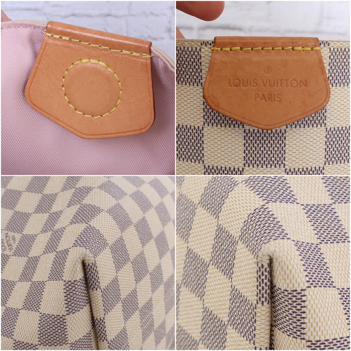 Louis Vuitton Graceful MM Damier Azur Shoulder Tote