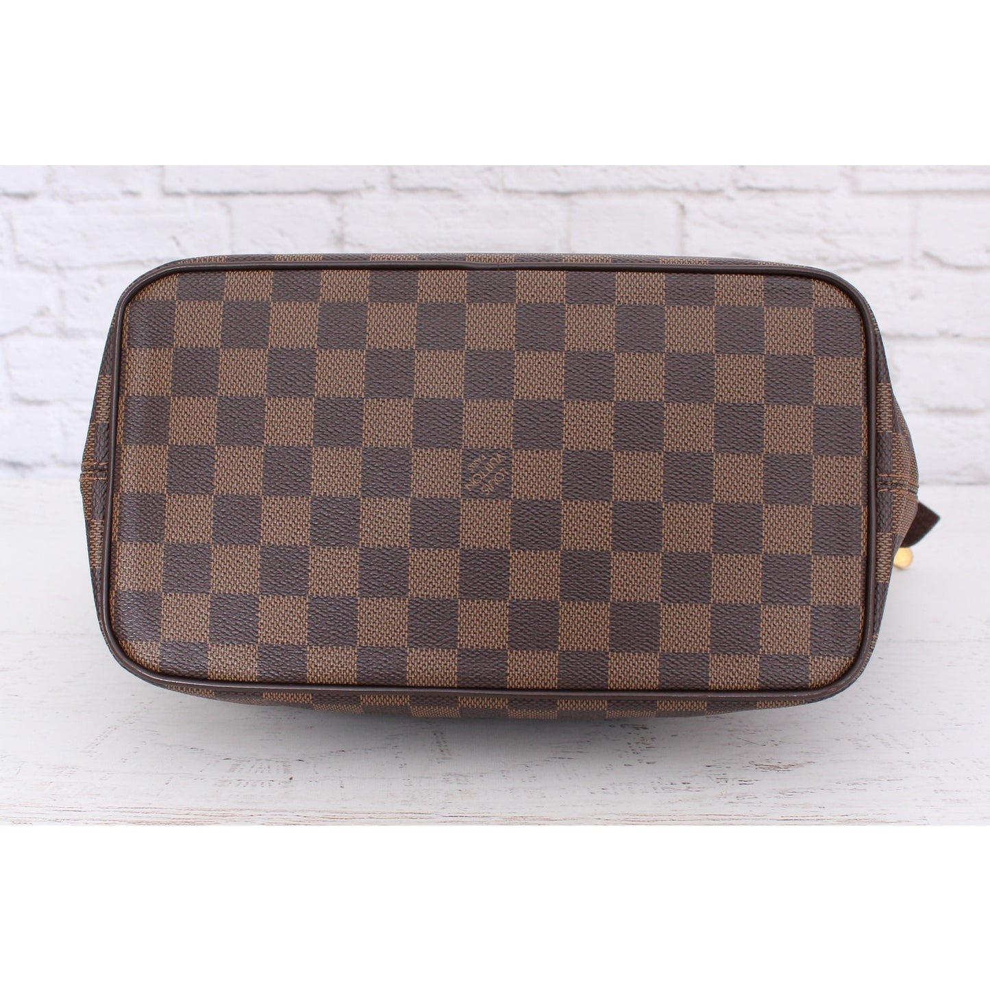 Louis Vuitton Saleya PM Tote Damier Ebene Shoulder Bag Handbag Leather LV Purse