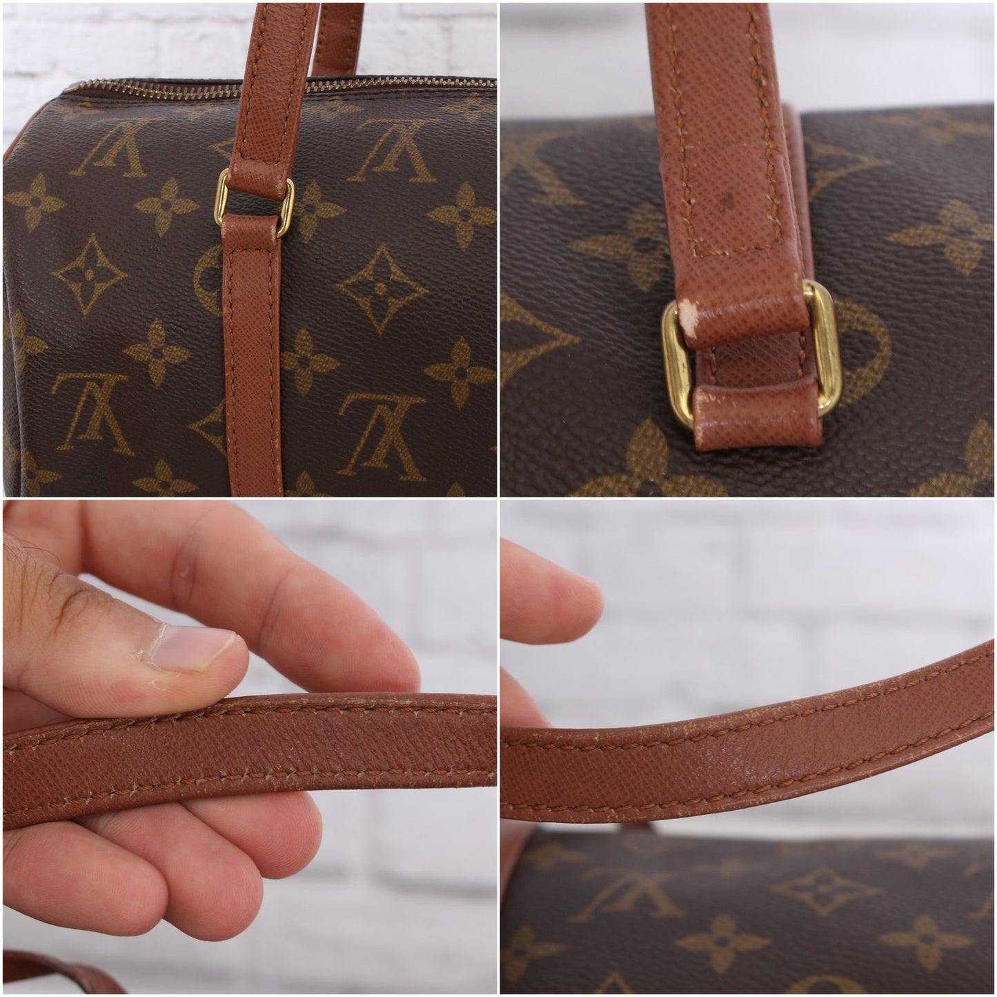 Louis Vuitton Papillon 30 Monogram w Pouch Satchel