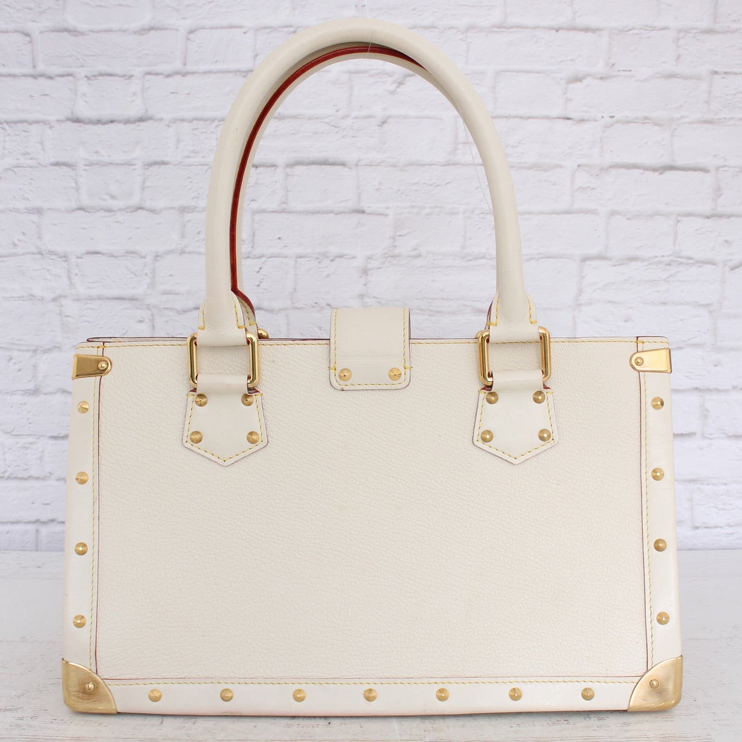 Louis Vuitton Le Fabuleux White Suhali Leather