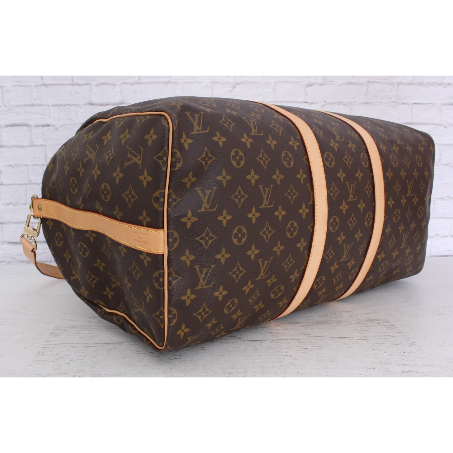 Louis Vuitton Keepall Bandouliere 55 Messenger Monogram Shoulder Bag