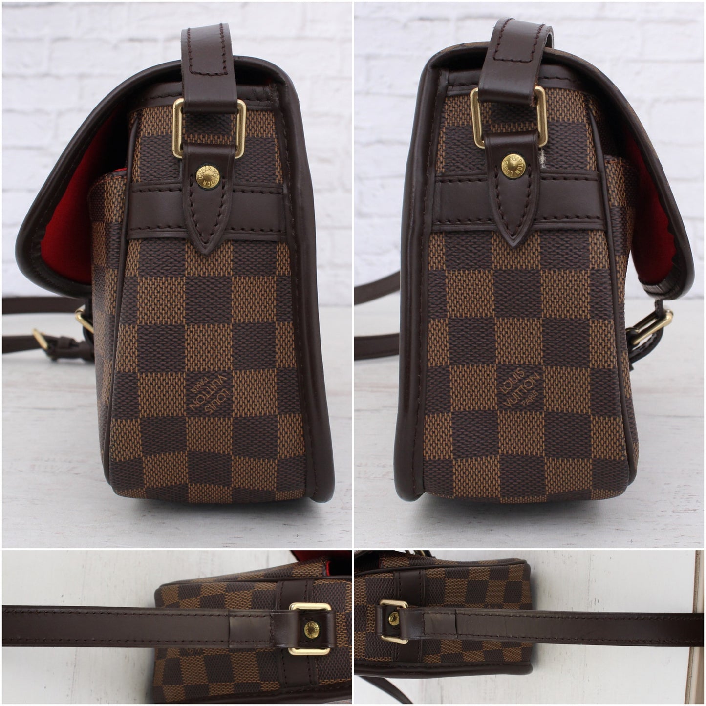 Louis Vuitton Sologne Damier Ebene Purse Crossbody