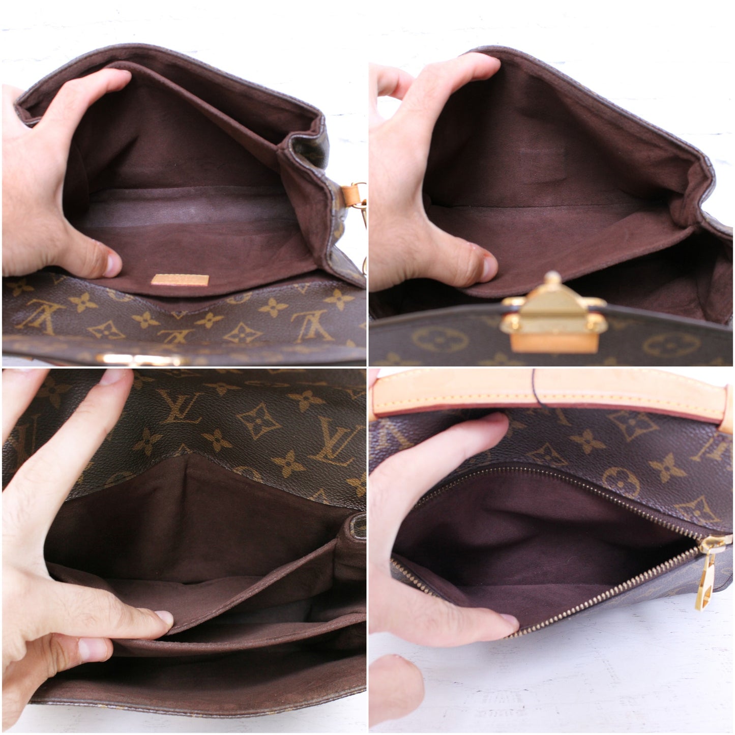 Louis Vuitton Pochette Metis Monogram Crossbody Shoulder Purse Handbag A5124