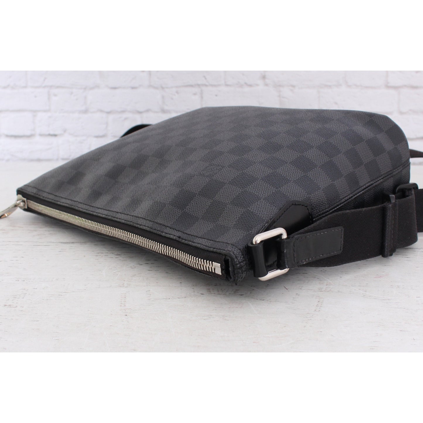 Louis Vuitton Mick PM Damier Graphite Crossbody Gray Shoulder Messenger