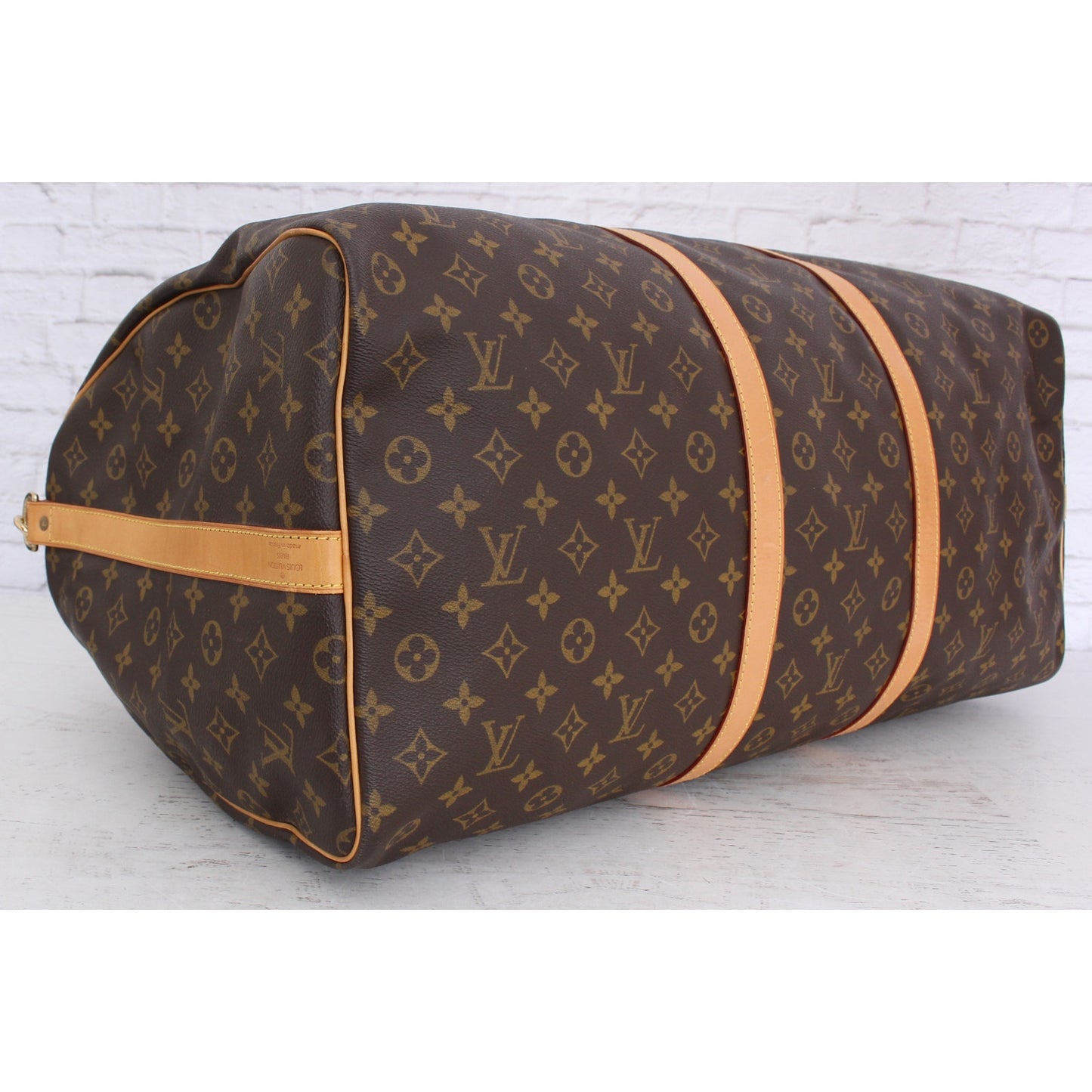 Louis Vuitton Keepall 60 Bandouliere Monogram Duffle Luggage Bag