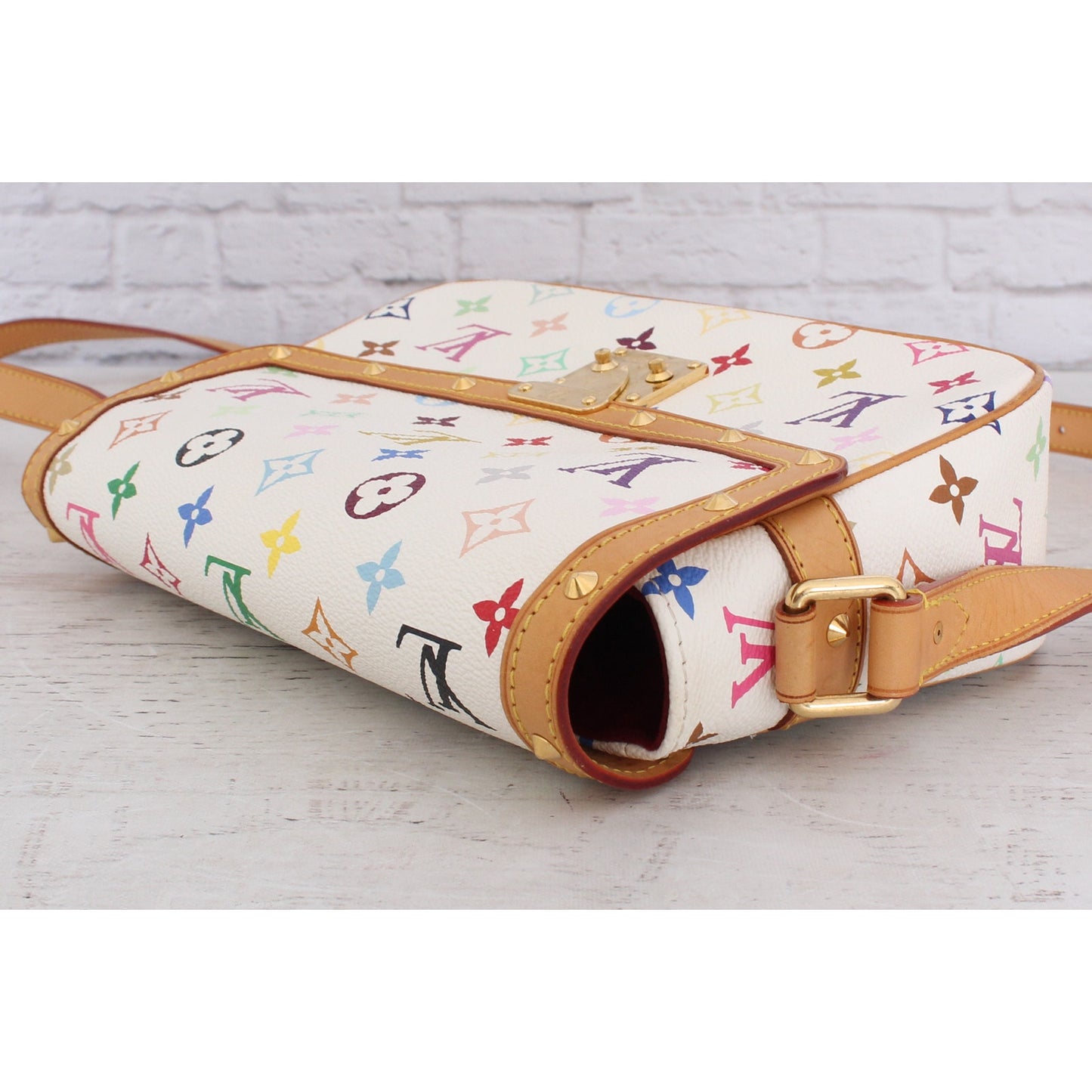 Louis Vuitton Sologne White Multicolor